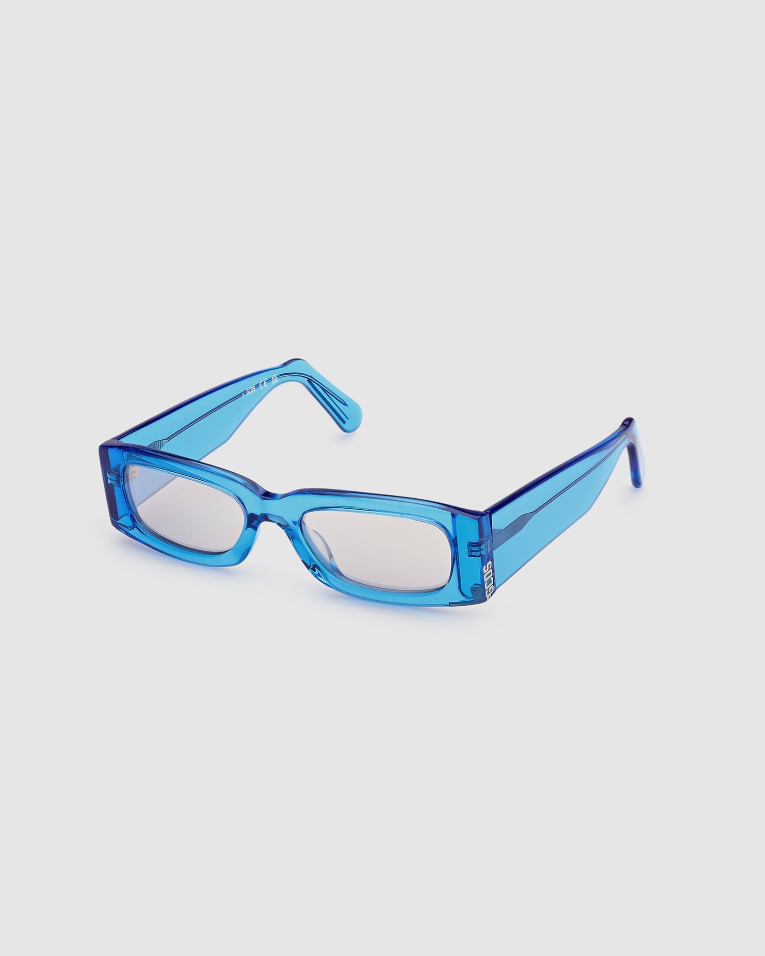 Lunettes de Soleil GCDS Gd0020 Rectangular Sunglasses Homme Bleu | 973682-IXM