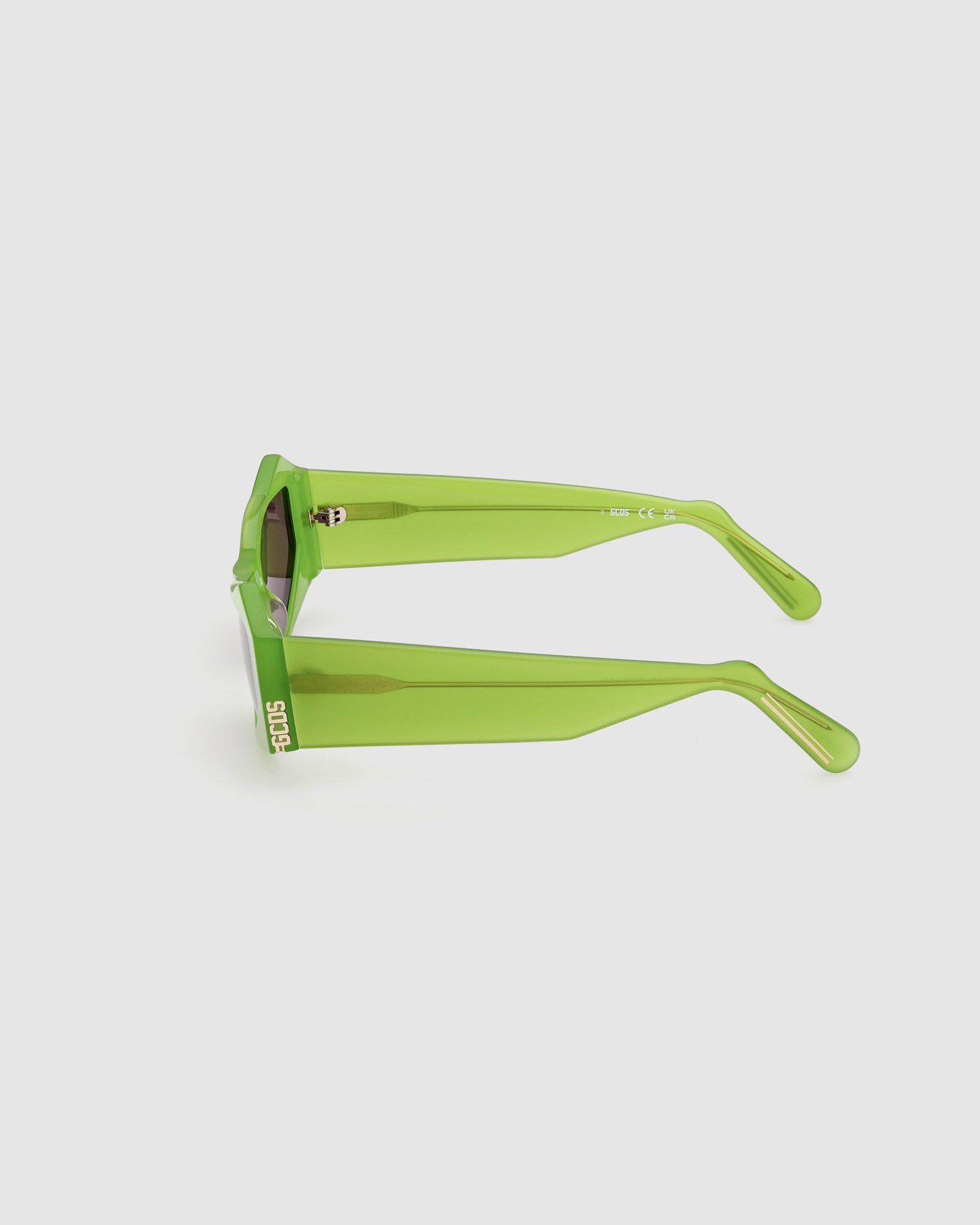 Lunettes de Soleil GCDS Gd0022 Cat-eye Sunglasses Femme Vert | 718496-HXV