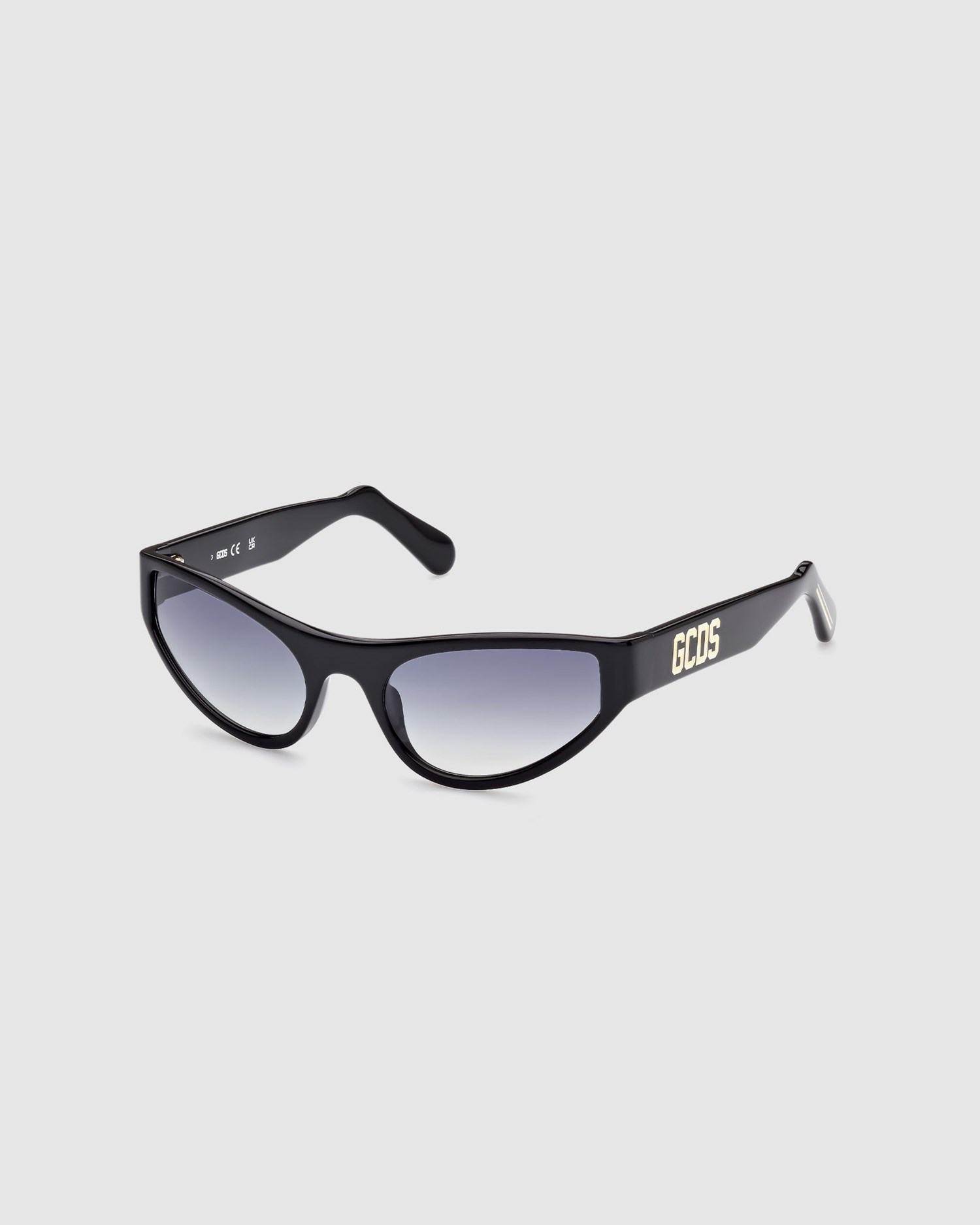 Lunettes de Soleil GCDS Gd0024 Cat-eye Sunglasses Femme Noir | 965340-RDP
