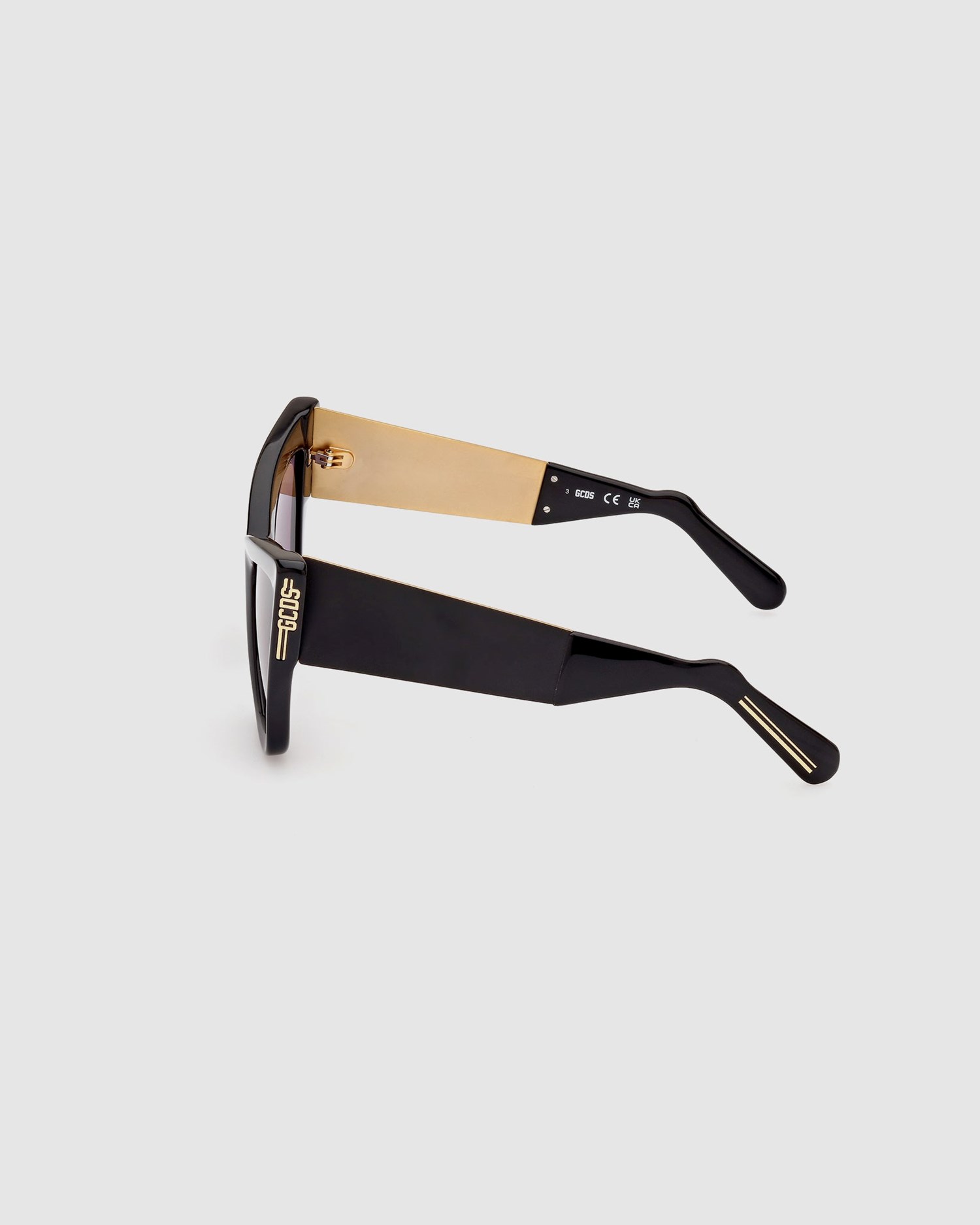 Lunettes de Soleil GCDS Gd0026 Cat-eye Sunglasses Femme Noir | 508734-DRF
