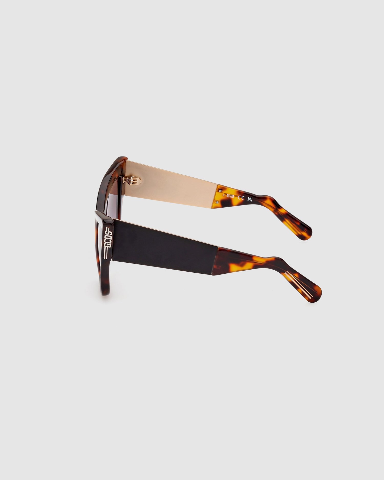Lunettes de Soleil GCDS Gd0026 Cat-eye Sunglasses Femme Noir | 561032-SJG