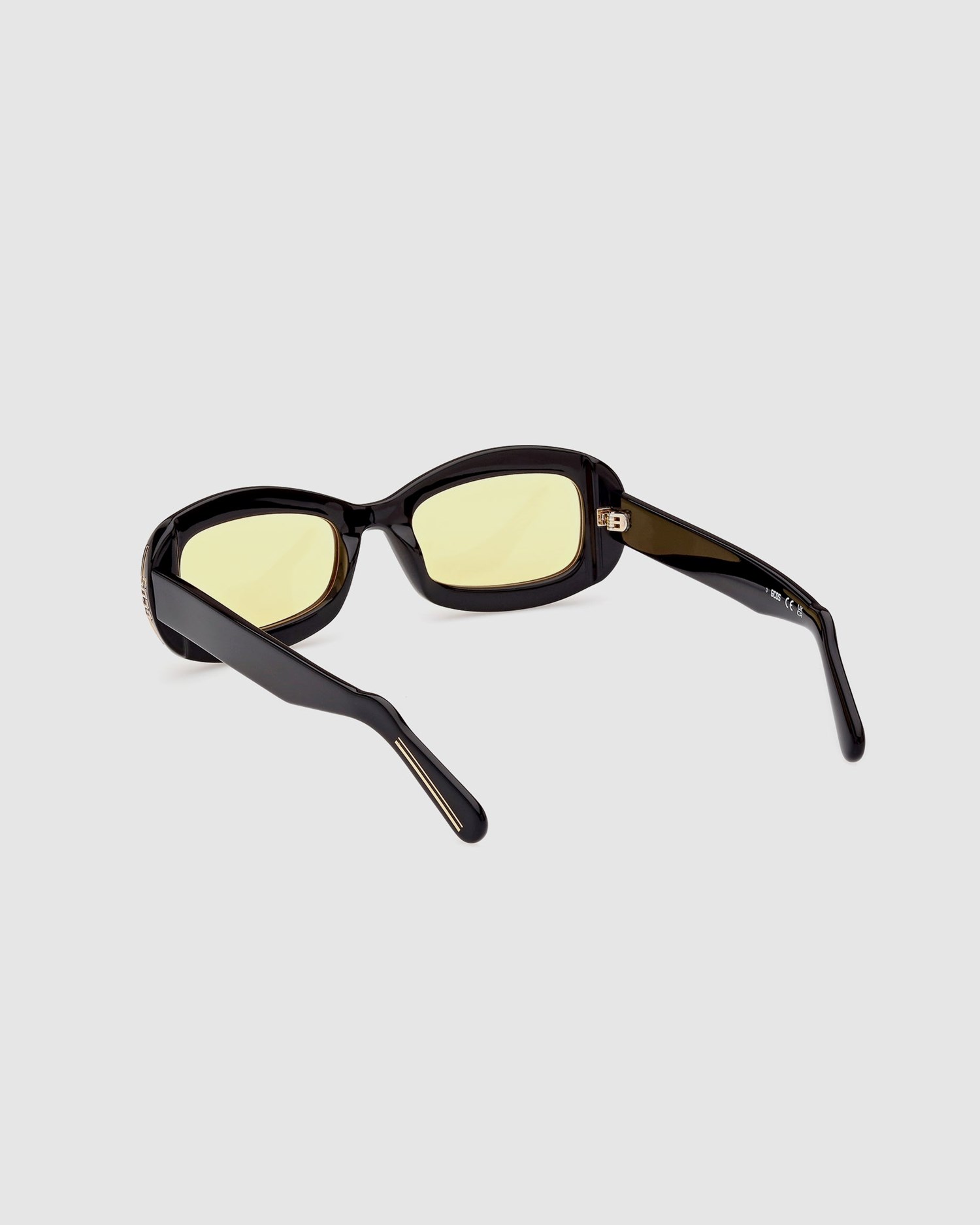 Lunettes de Soleil GCDS Gd0027 Oval Sunglasses Femme Noir | 264351-HQI