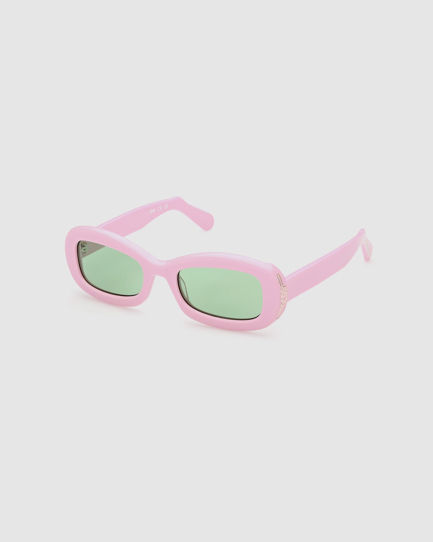 Lunettes de Soleil GCDS Gd0027 Oval Sunglasses Femme Rose | 523068-AYS