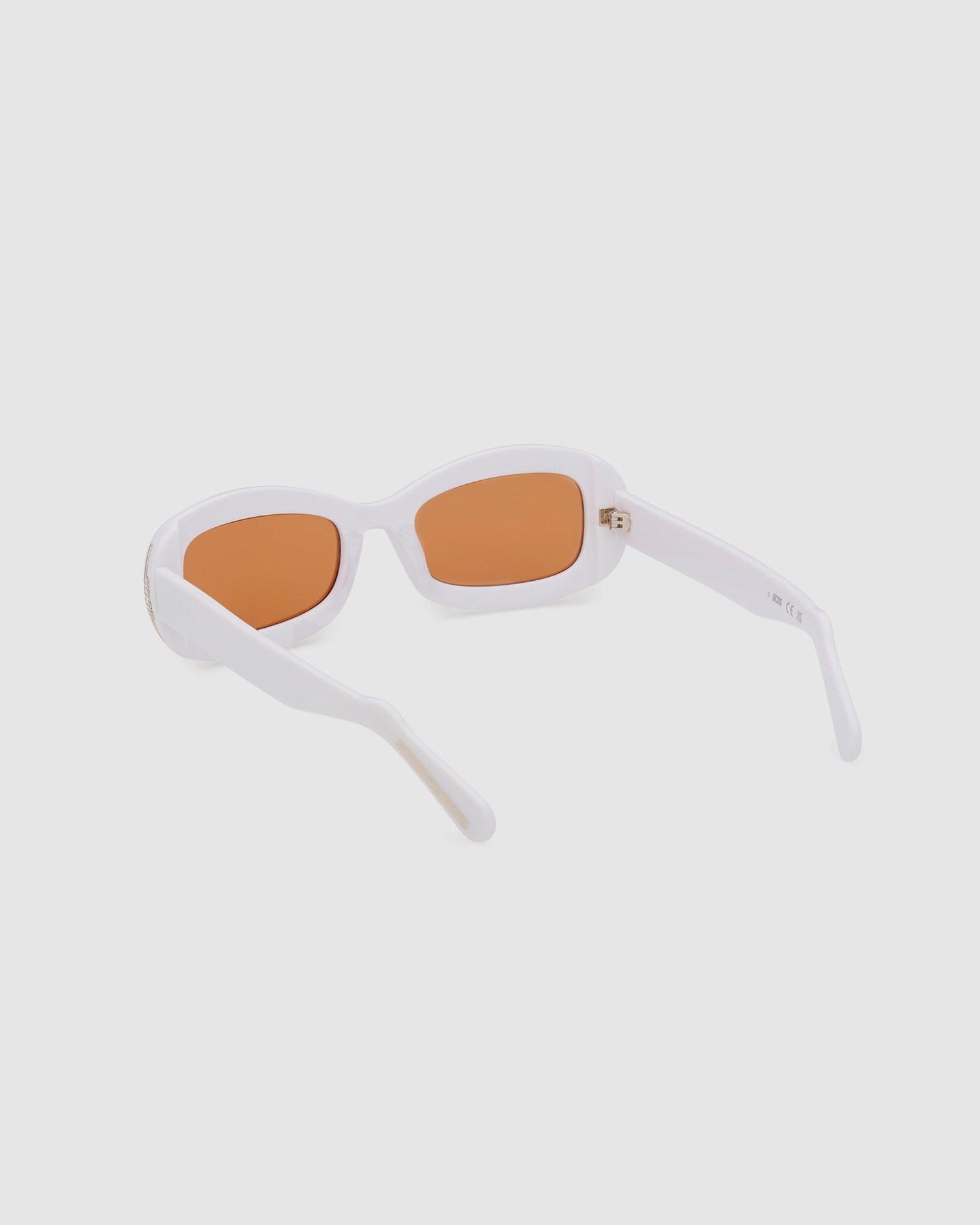 Lunettes de Soleil GCDS Gd0027 Oval Sunglasses Femme Blanche | 789165-VLR