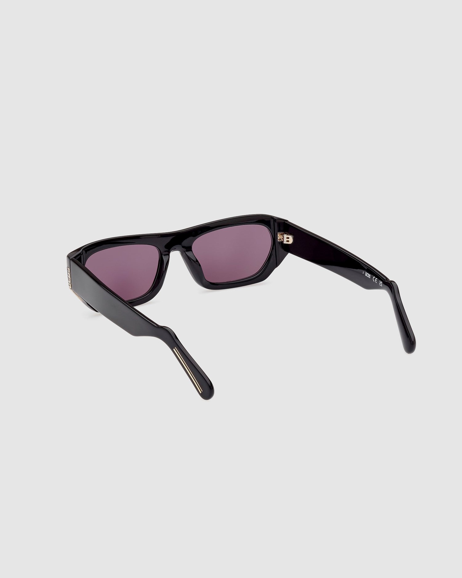 Lunettes de Soleil GCDS Gd0029 Geometric Sunglasses Femme Noir | 627085-RIM