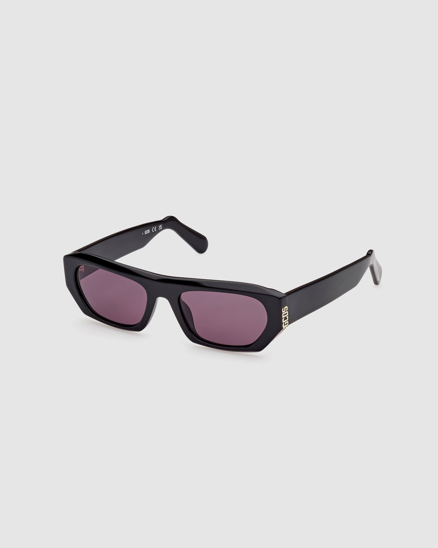Lunettes de Soleil GCDS Gd0029 Geometric Sunglasses Femme Noir | 627085-RIM