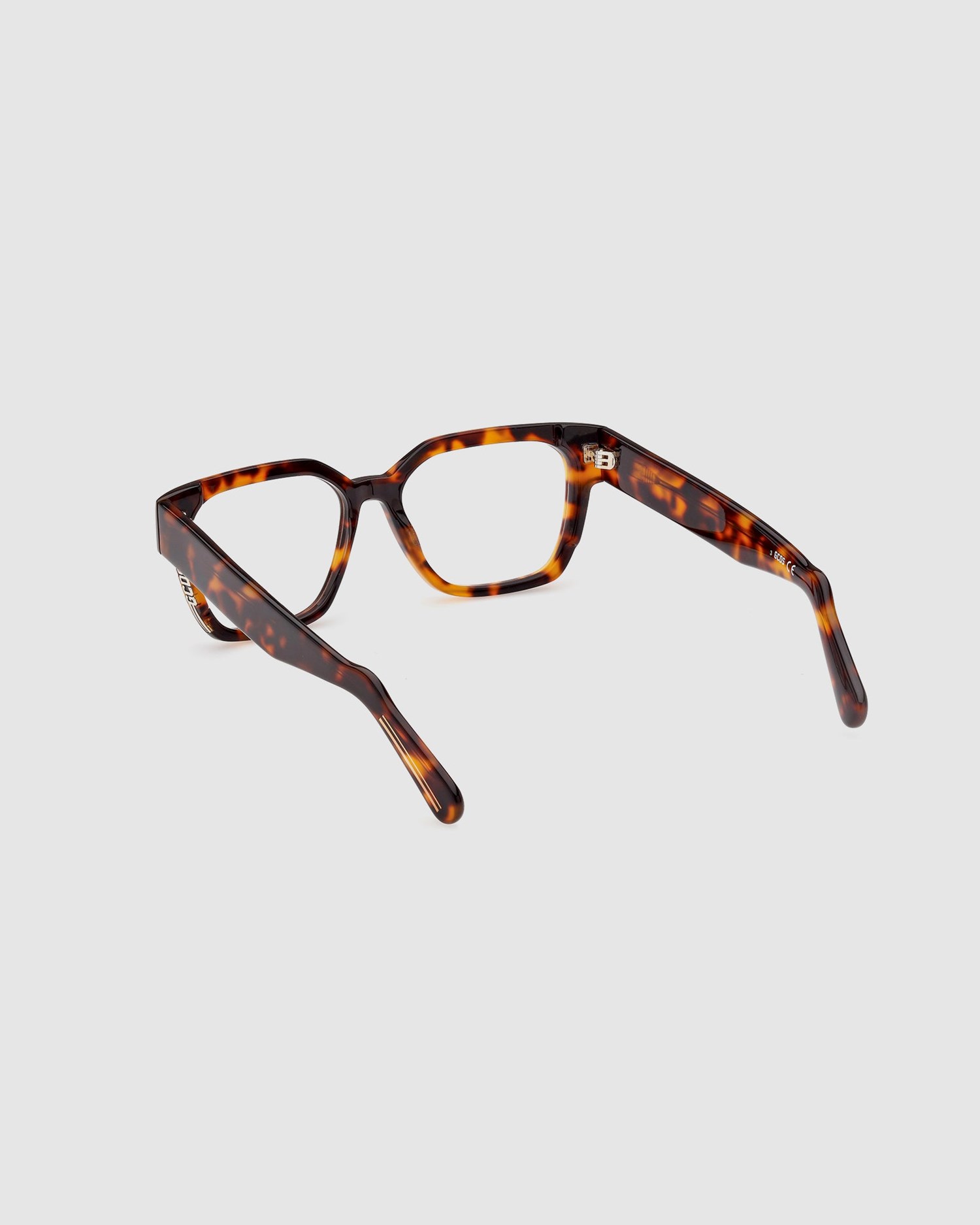 Lunettes de Soleil GCDS Gd5013 Squared Eyeglasses Femme Tortoise | 036189-XYH