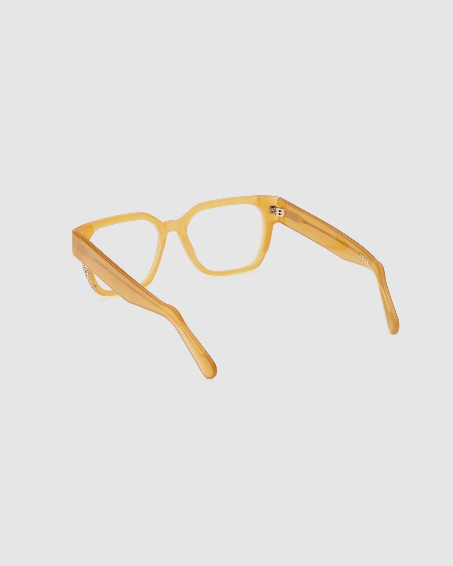 Lunettes de Soleil GCDS Gd5013 Squared Eyeglasses Homme Jaune | 198675-HJW