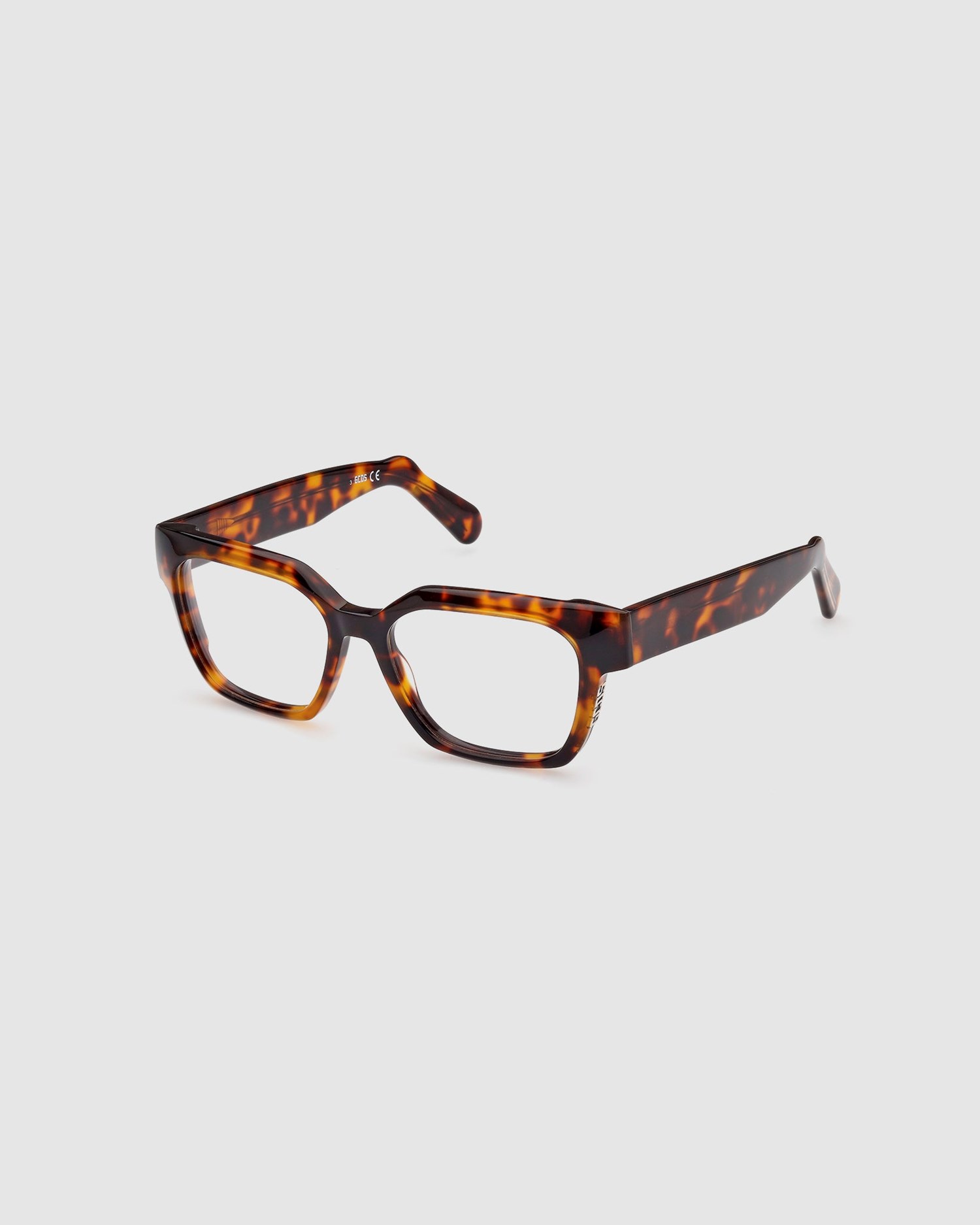 Lunettes de Soleil GCDS Gd5013 Squared Eyeglasses Homme Tortoise | 283907-WXN