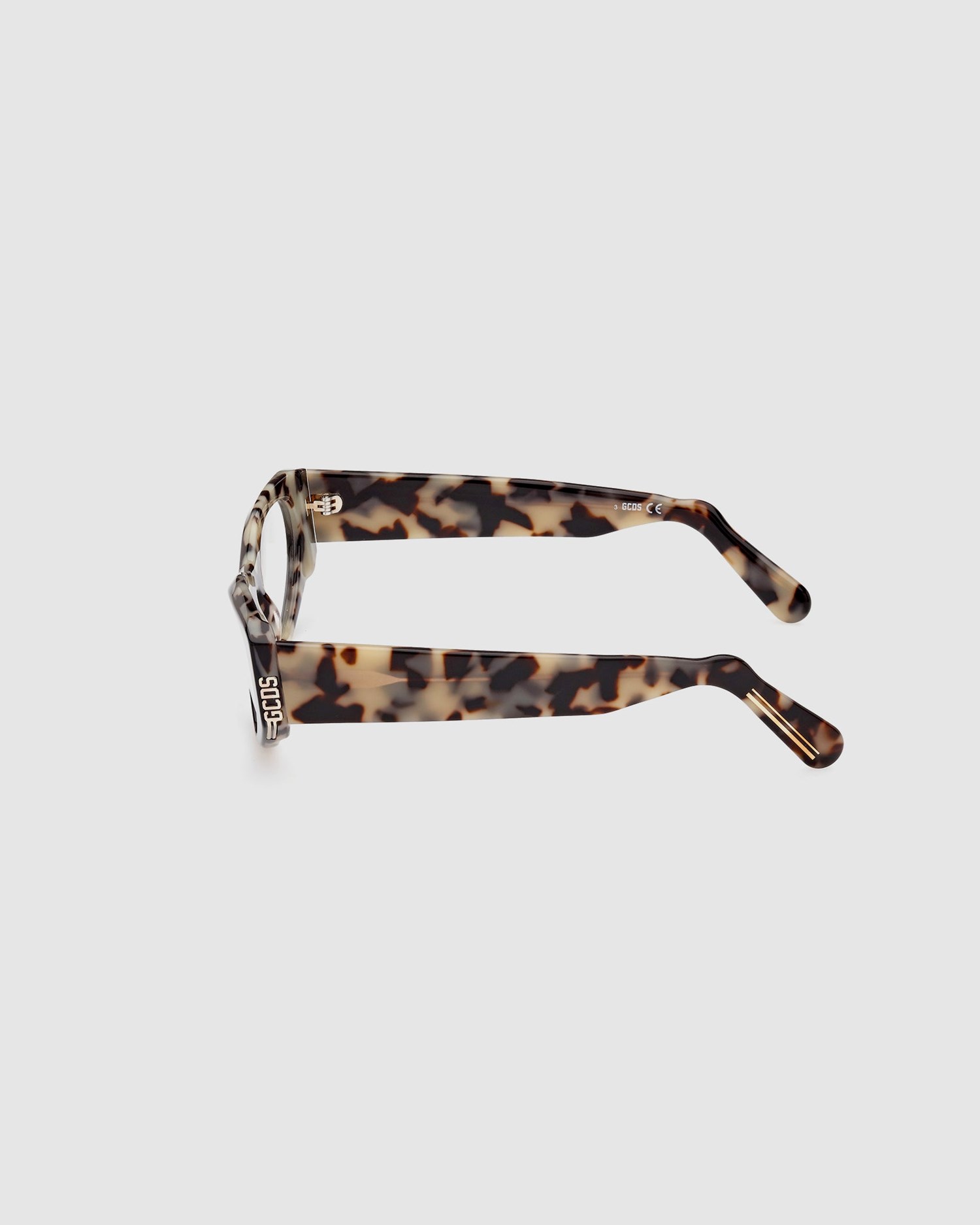 Lunettes de Soleil GCDS Gd5016 Cat-eye Eyeglasses Homme Tortoise | 745091-MFG