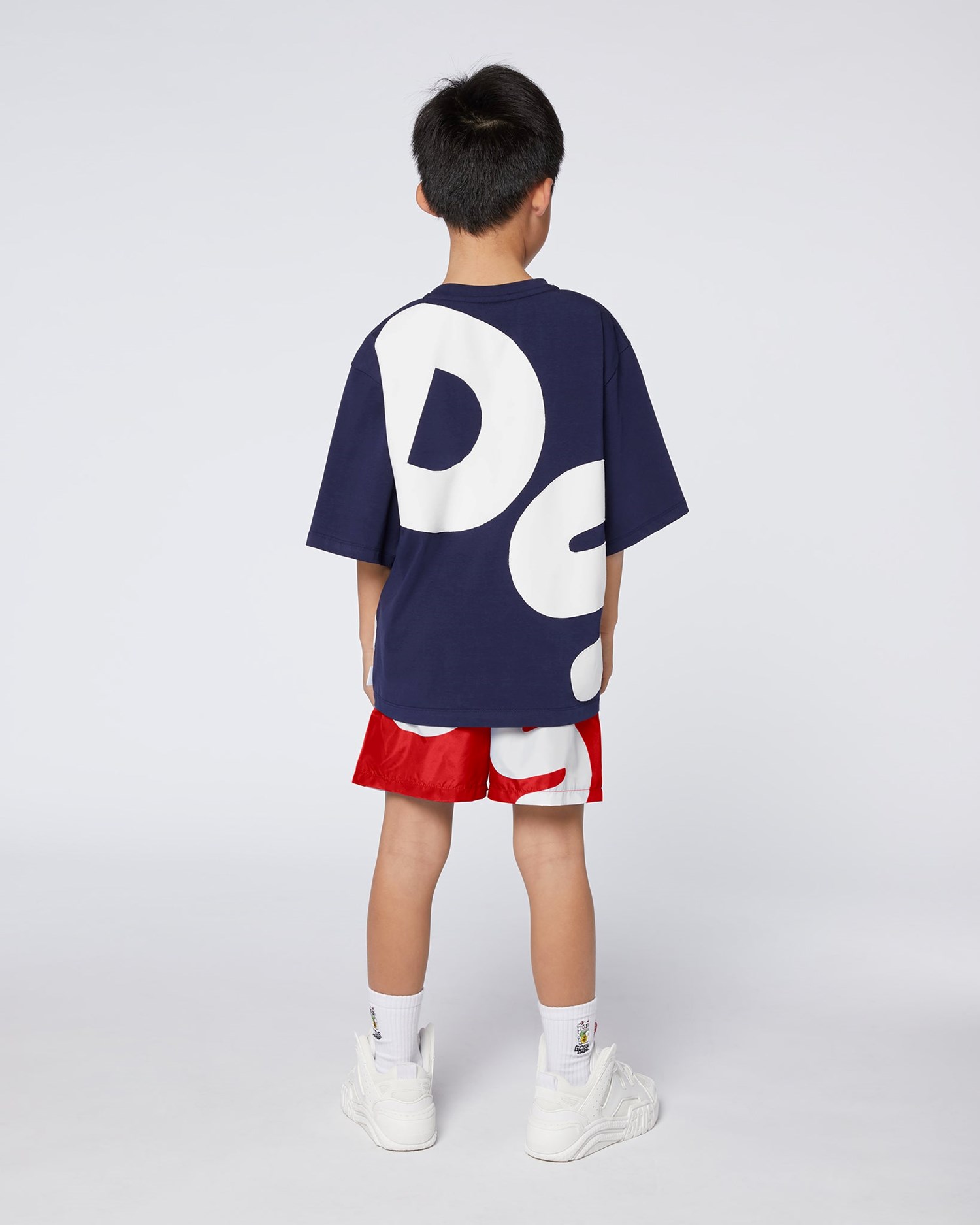 Maillots De Bain GCDS Andy Logo Swim Shorts Enfant Rouge | 591842-UDR
