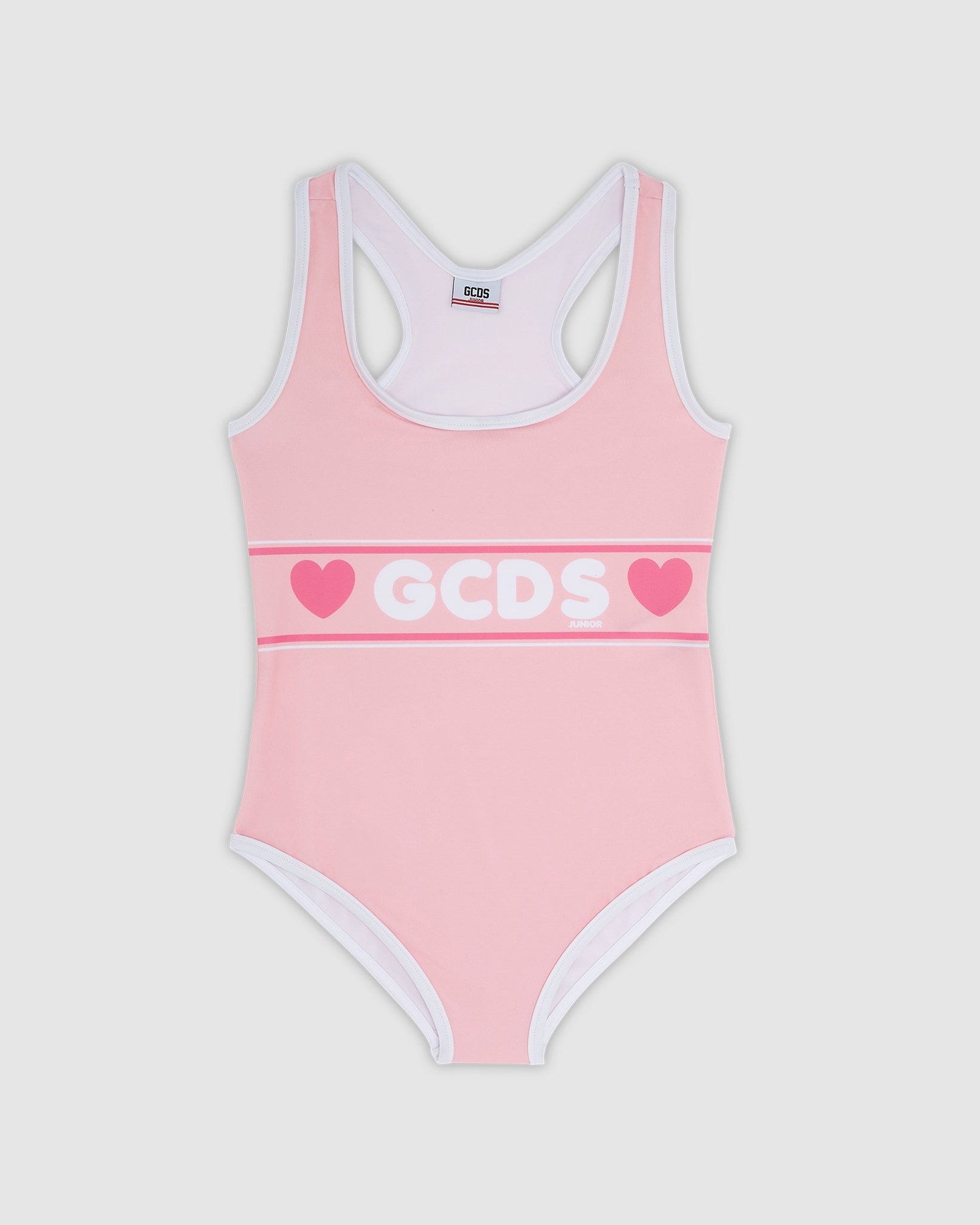 Maillots De Bain GCDS Logo Swimsuit Enfant Rose | 128497-VBH