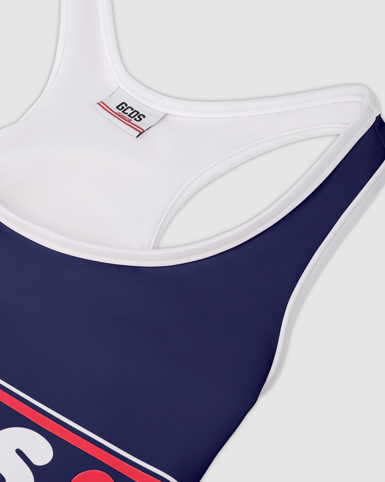 Maillots De Bain GCDS Logo Swimsuit Enfant Bleu Foncé | 495302-YIK