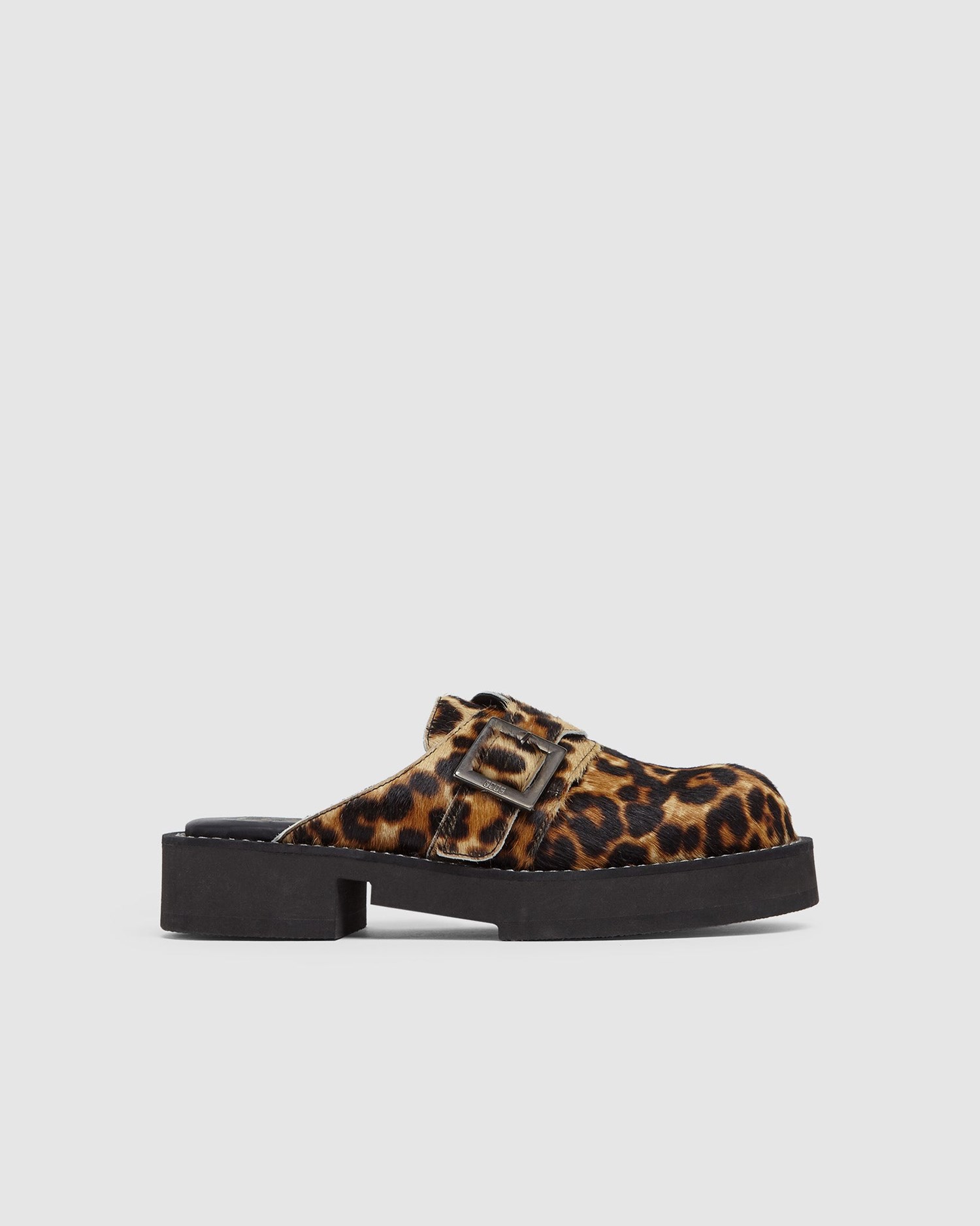 Mules GCDS X Clarks Leopard Mules Femme Leopard | 623178-IUR