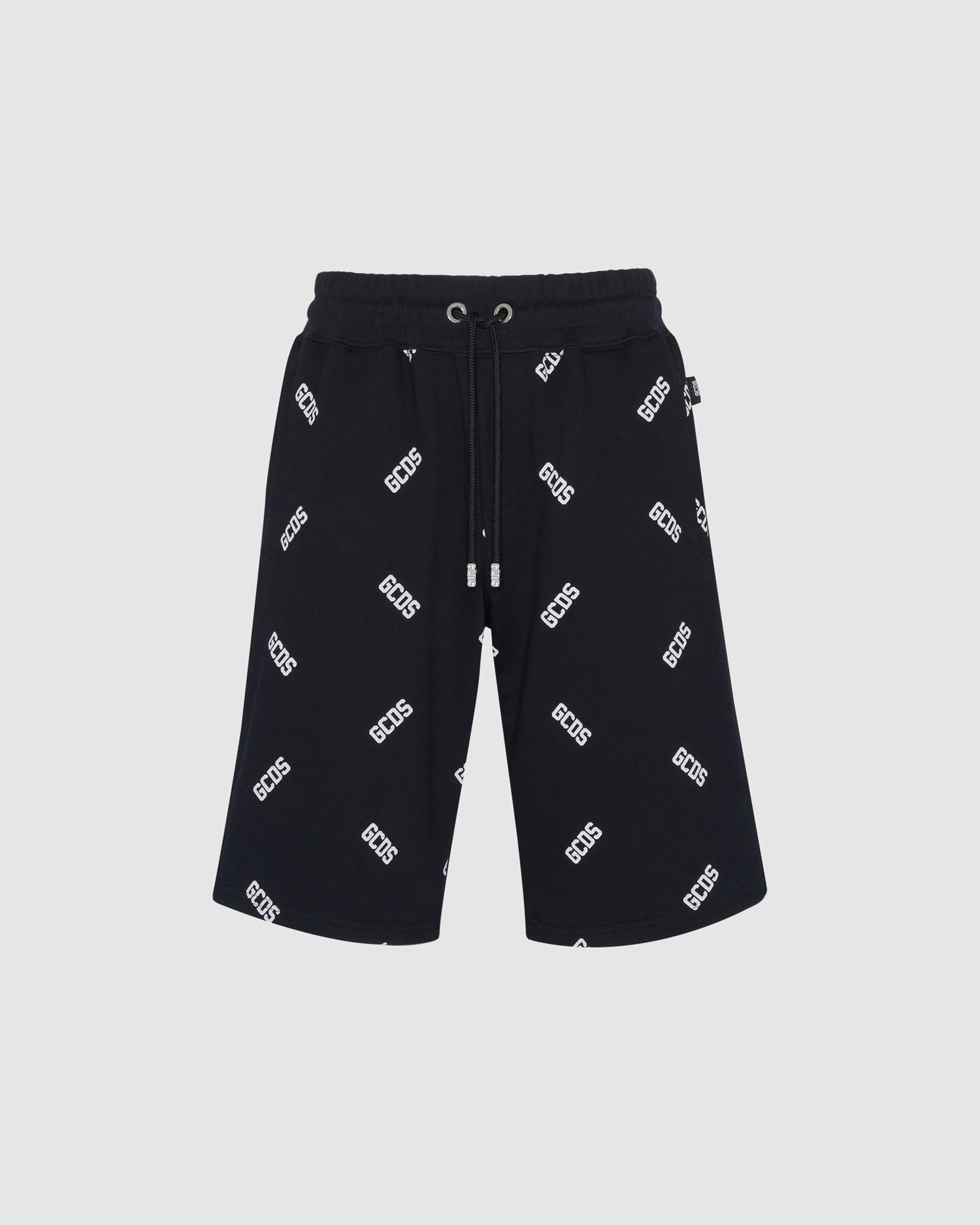 Pantalons GCDS Allover Logo Shorts Homme Noir | 284051-SOK
