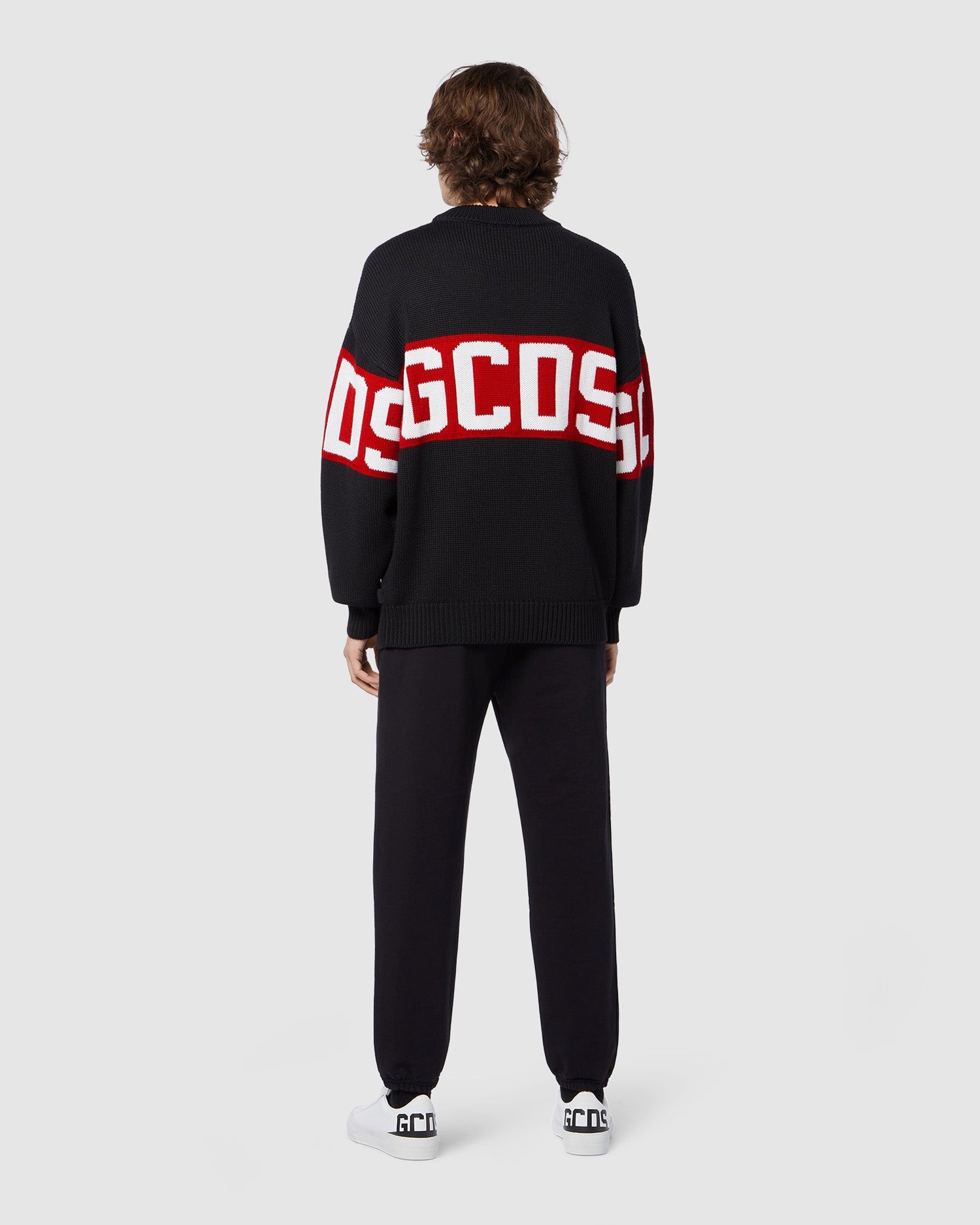 Pantalons GCDS Eco Logo Sweatbottoms Homme Noir | 403268-FGD