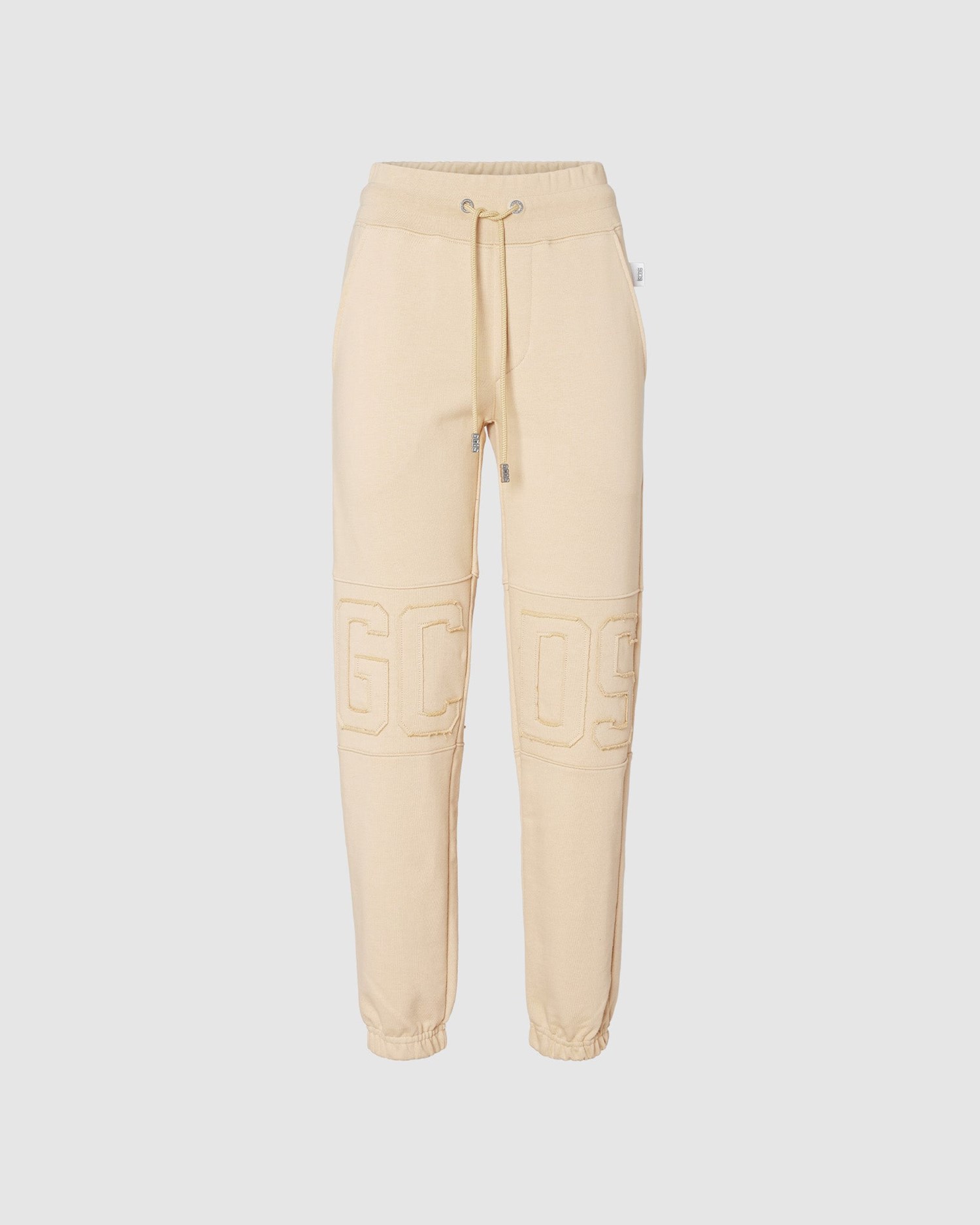 Pantalons GCDS Band Logo Sweatbottoms Femme Marron Clair | 254713-WXE