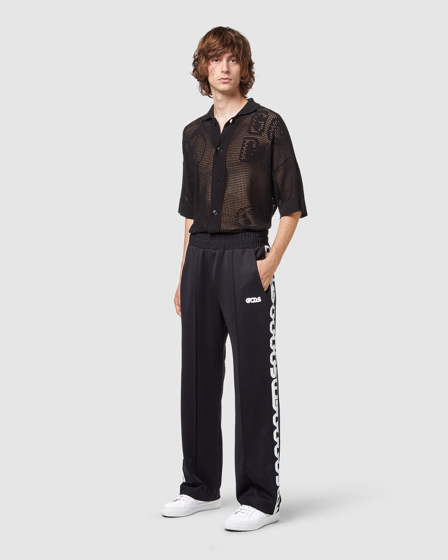 Pantalons GCDS Chain Piste Pants Homme Noir | 367429-QFK