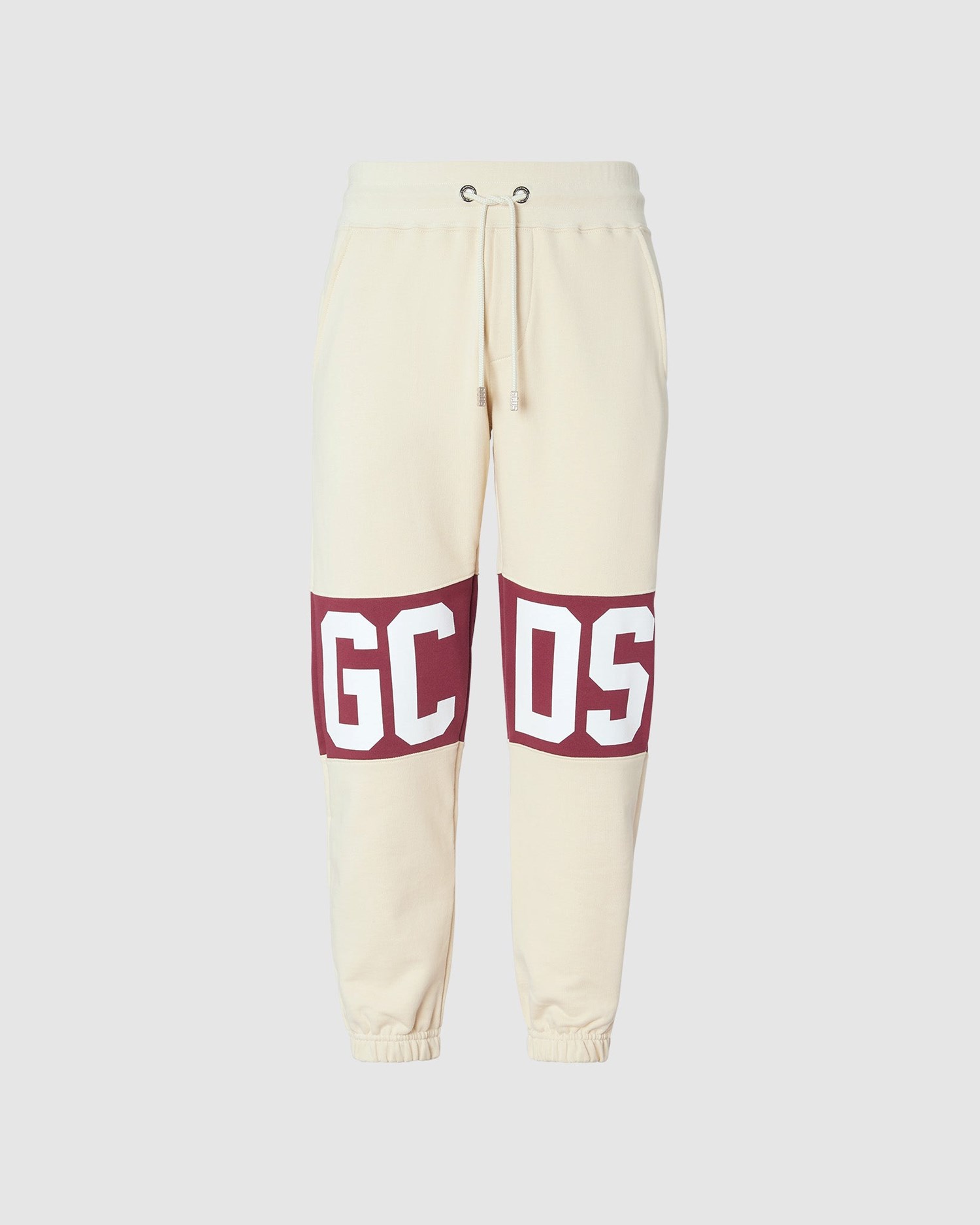 Pantalons GCDS Logo Band Regular Sweatbottoms Homme Bordeaux | 539870-NIH