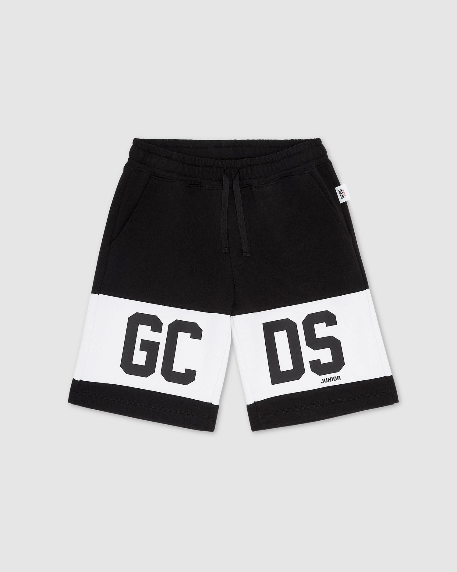 Pantalons GCDS Logo Band Shorts Enfant Noir | 963018-YJK