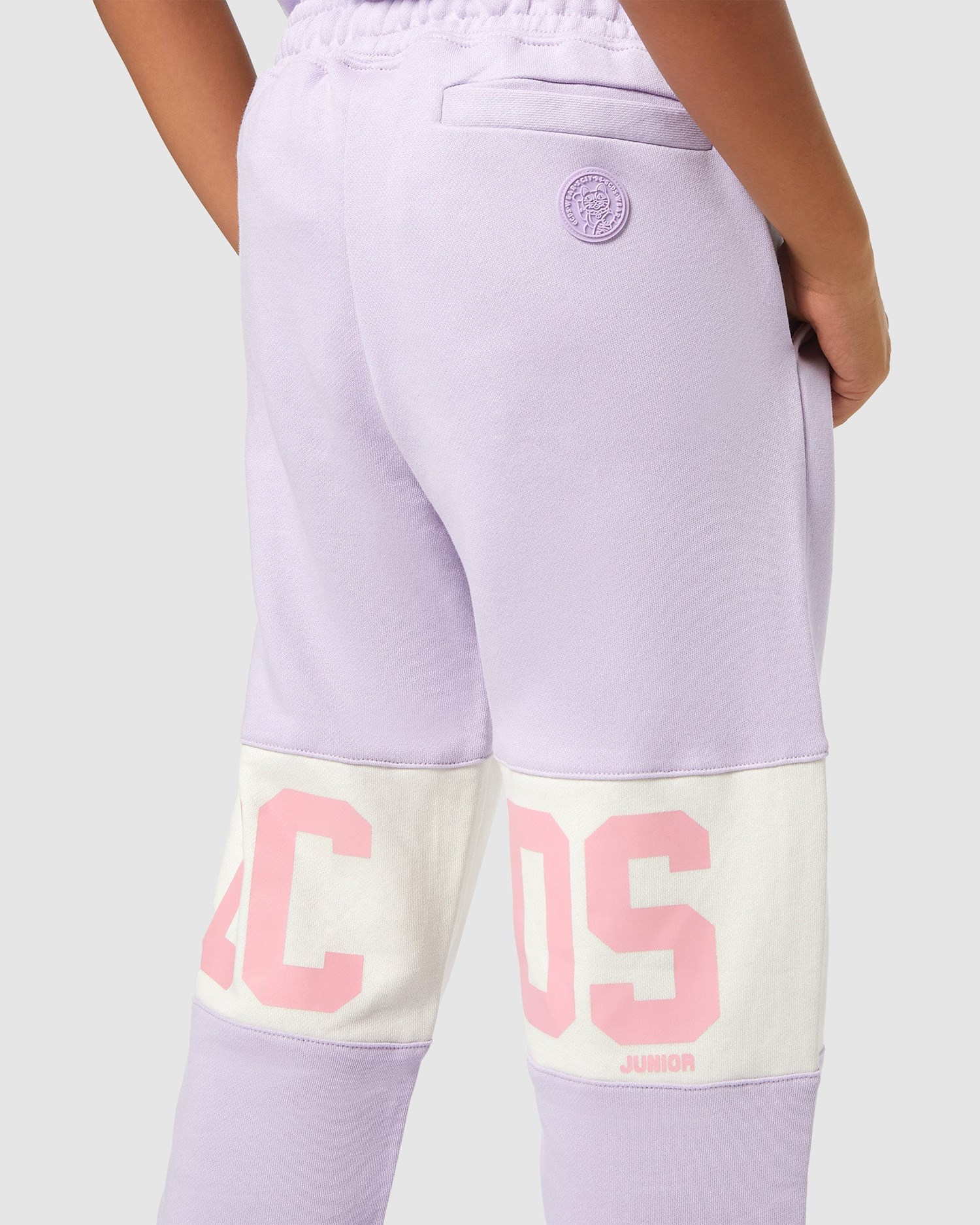 Pantalons GCDS Logo Band Sweatbottoms Enfant Lilac | 407682-VTR