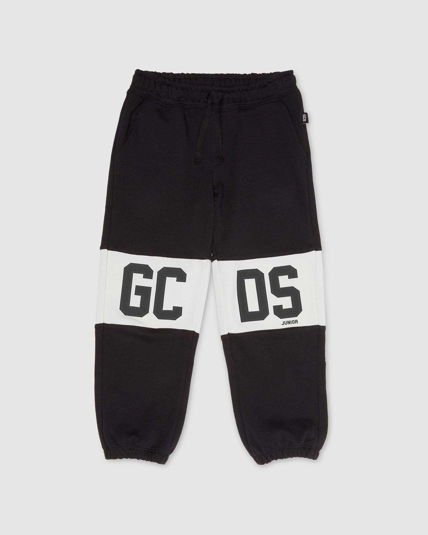 Pantalons GCDS Logo Band Sweatbottoms Enfant Noir | 981437-GAM