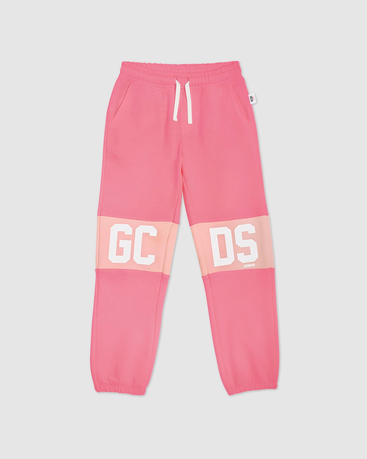 Pantalons GCDS Logo Band Sweatpants Enfant Rose | 254318-WOI
