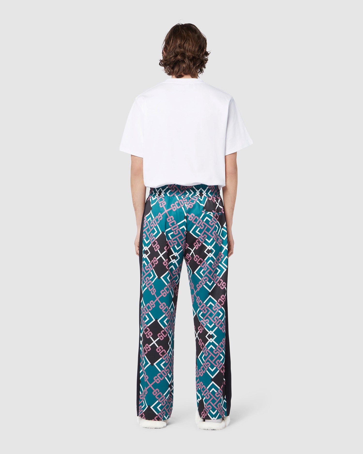 Pantalons GCDS Tartan Piste Pants Homme Multicolore | 652783-PBJ