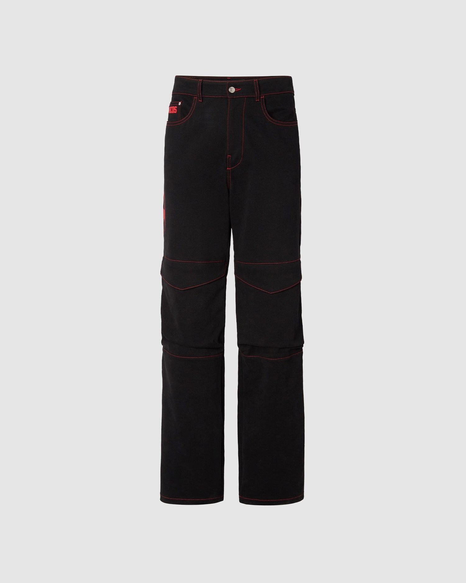 Pantalons GCDS Nightmares Ultrawide Denim Trousers Homme Noir | 875693-RSG