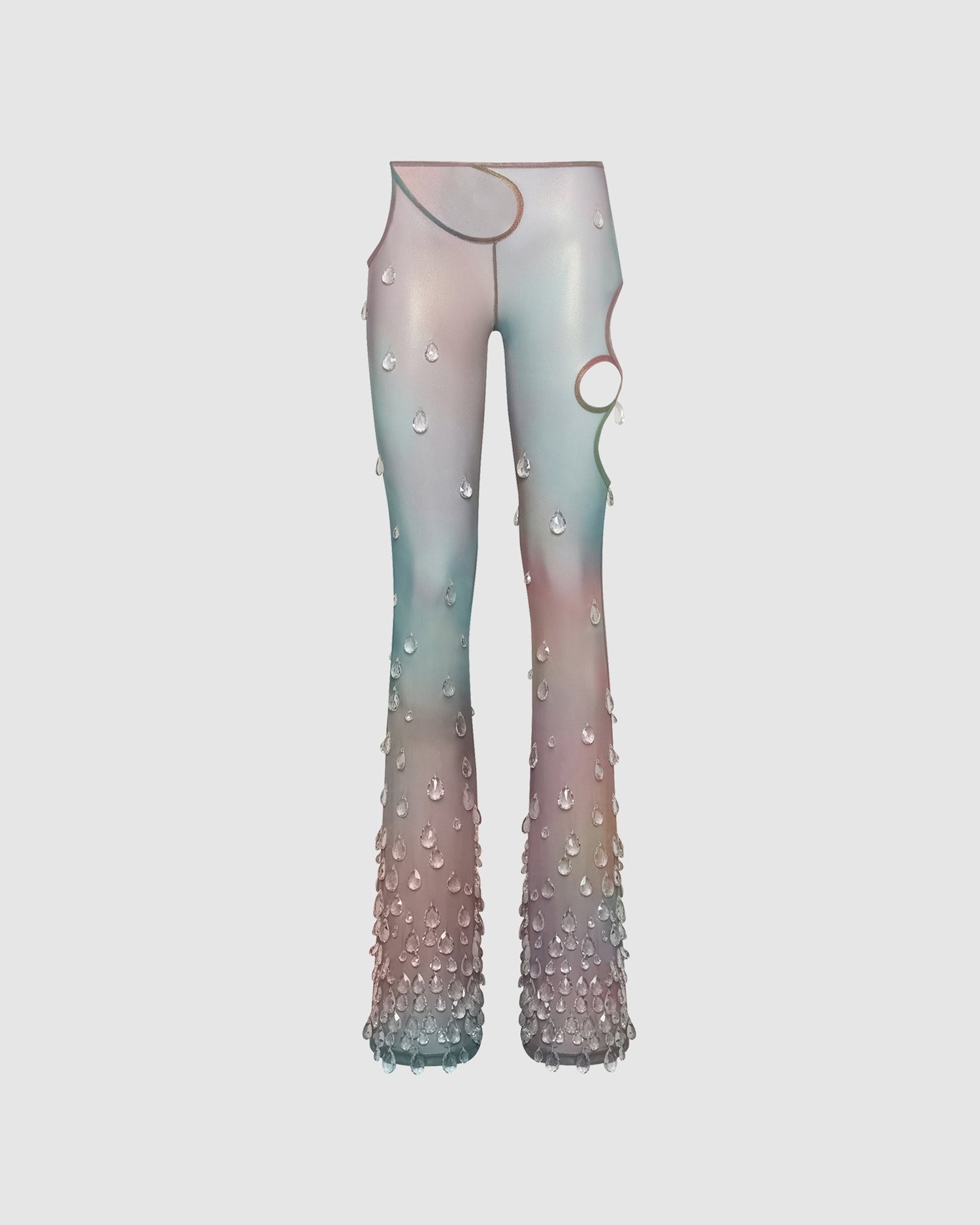 Pantalons GCDS Sita Drops Pants Femme Multicolore | 871435-TPY