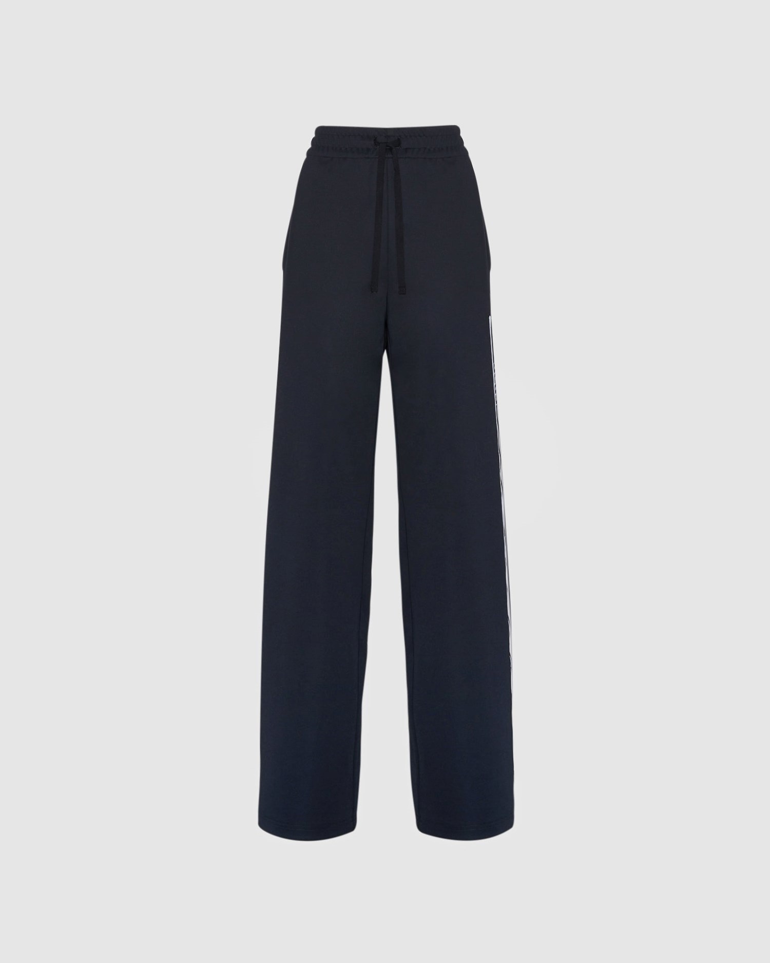 Pantalons GCDS Sport Piste Pants Femme Noir | 403917-UGK