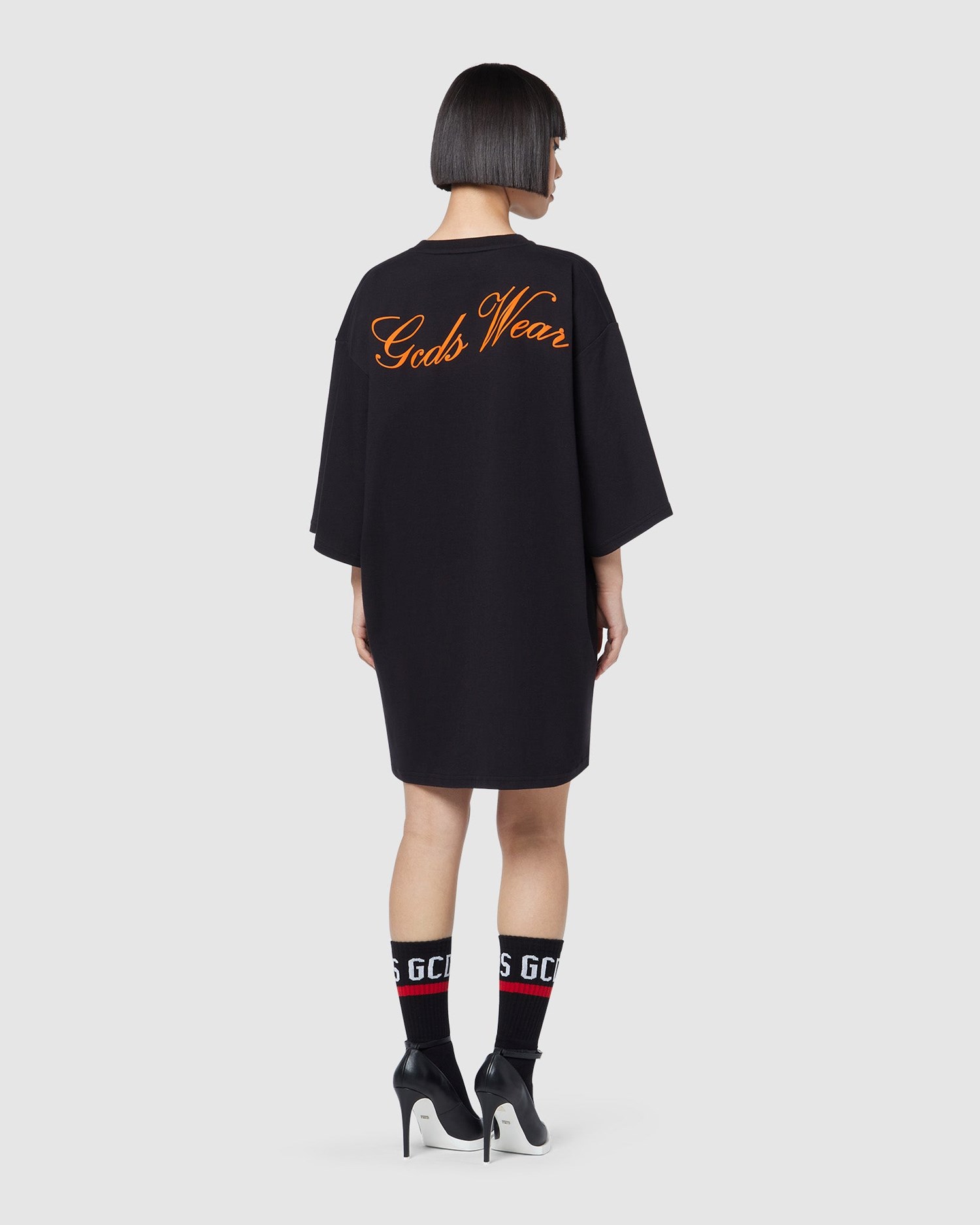 Peignoir GCDS Daffy Duck T-shirt Robe Femme Noir | 657801-NWQ