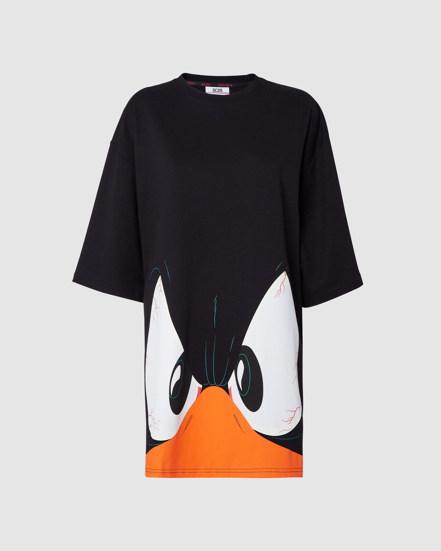Peignoir GCDS Daffy Duck T-shirt Robe Femme Noir | 657801-NWQ