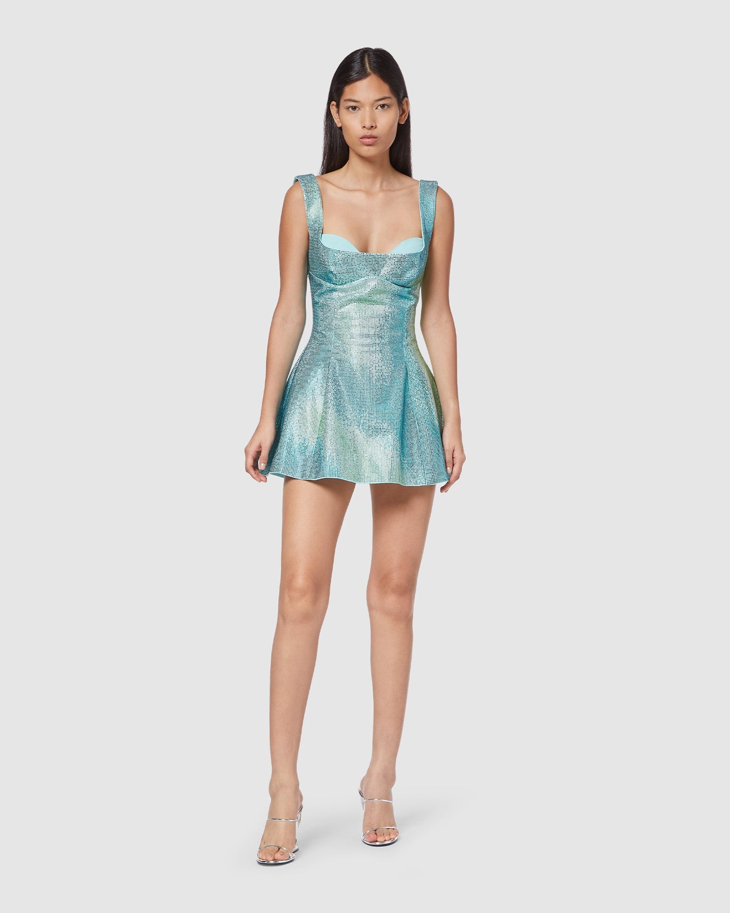 Peignoir GCDS Degradé Crystal Mina Robe Femme Multicolore | 791264-UWB