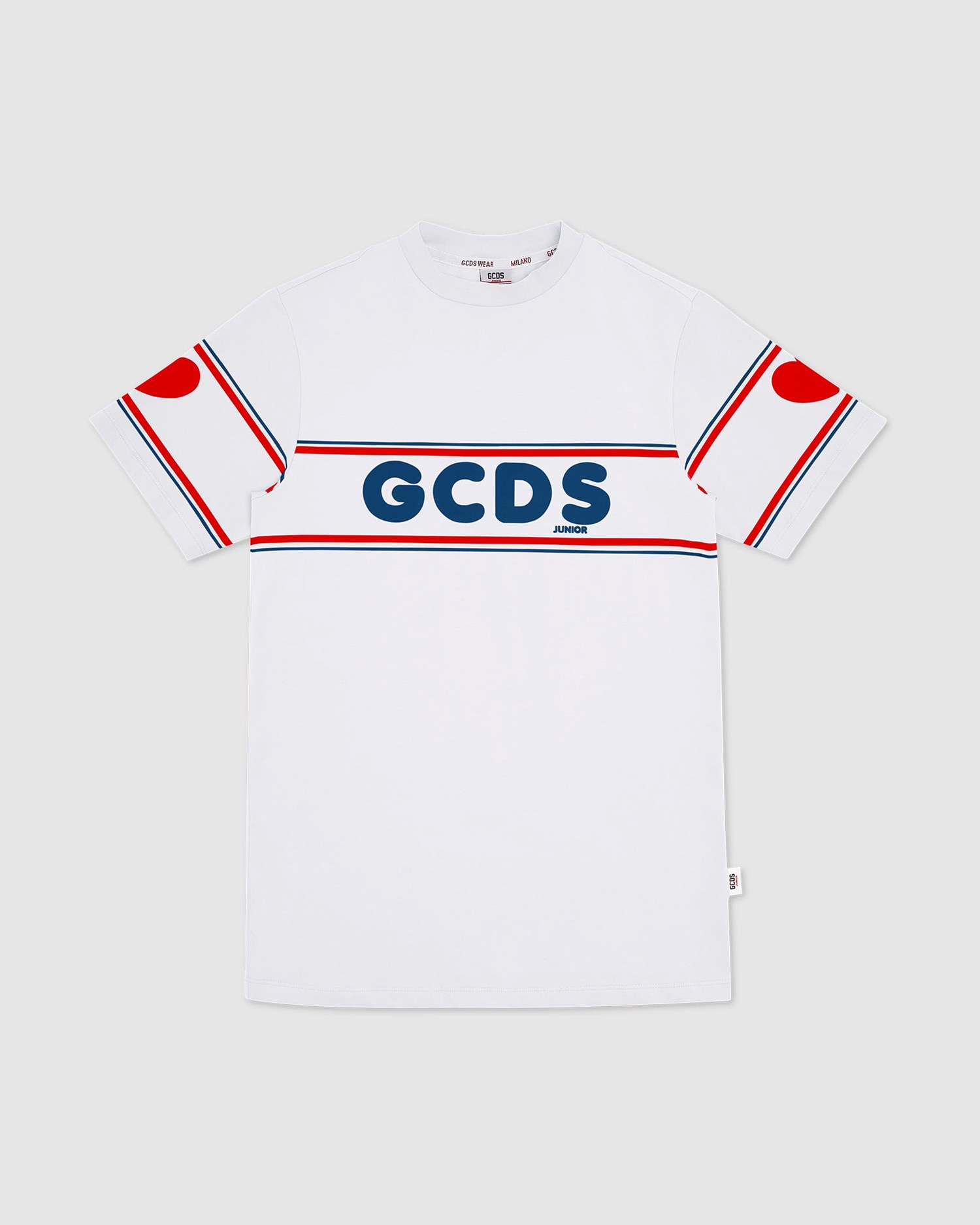 Peignoir GCDS Logo Robe Enfant Blanche | 985372-TOL