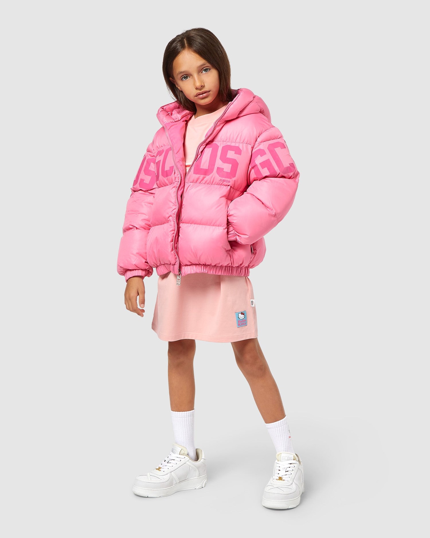 Peignoir GCDS Hello Kitty Robe Enfant Rose | 217508-JBK