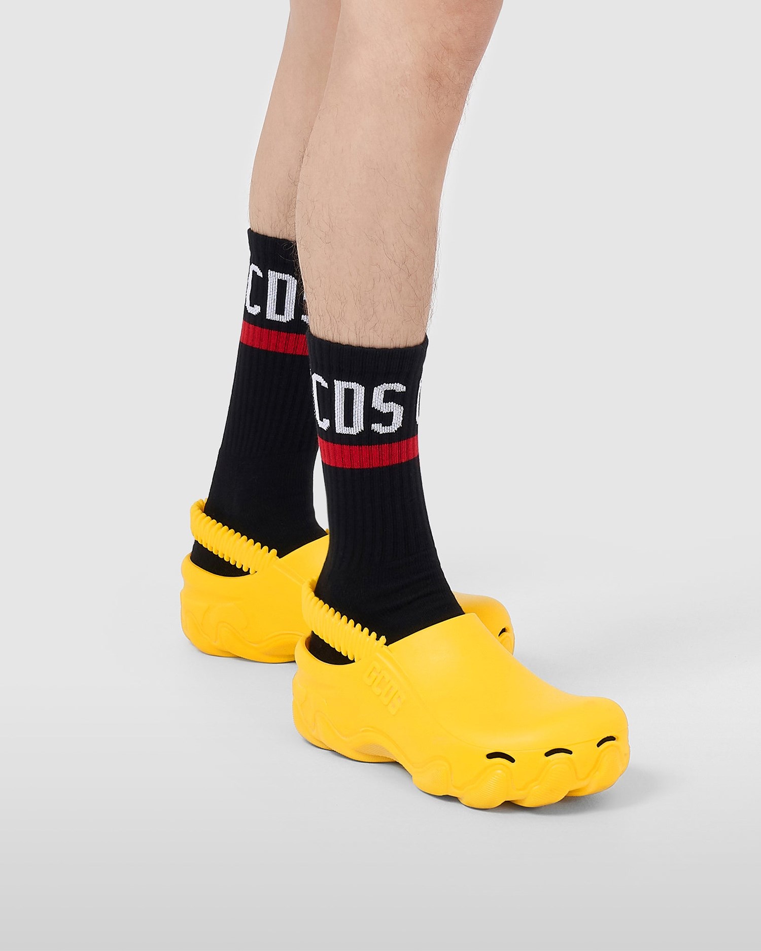 Sabots GCDS Ibex Clogs Femme Jaune | 957641-DLK