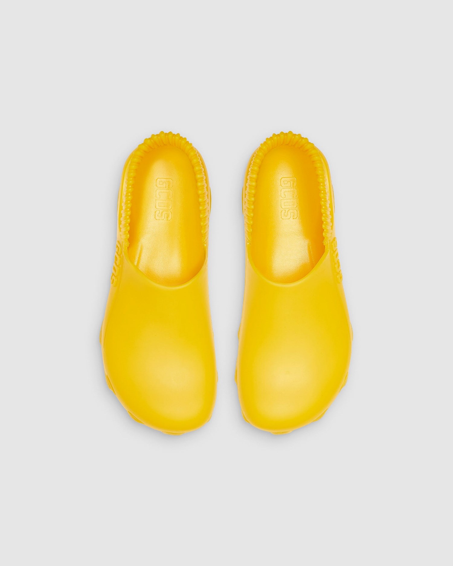 Sabots GCDS Ibex Clogs Homme Jaune | 318267-HDG