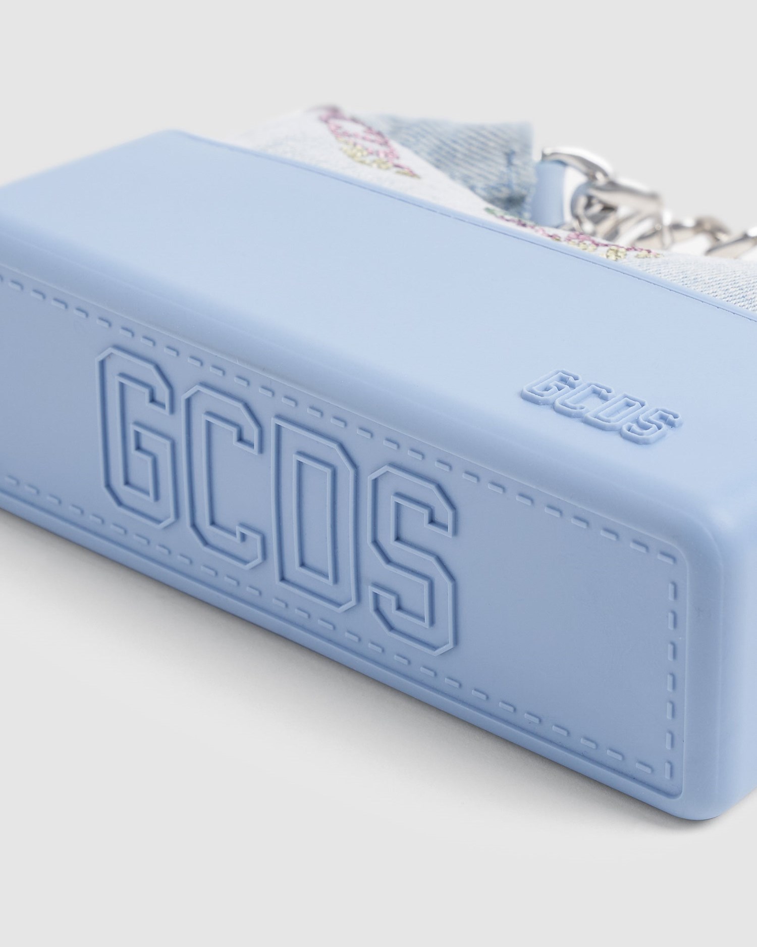 Sacs GCDS Bling Denim Matilda Bag Femme Bleu Clair | 529017-NCV