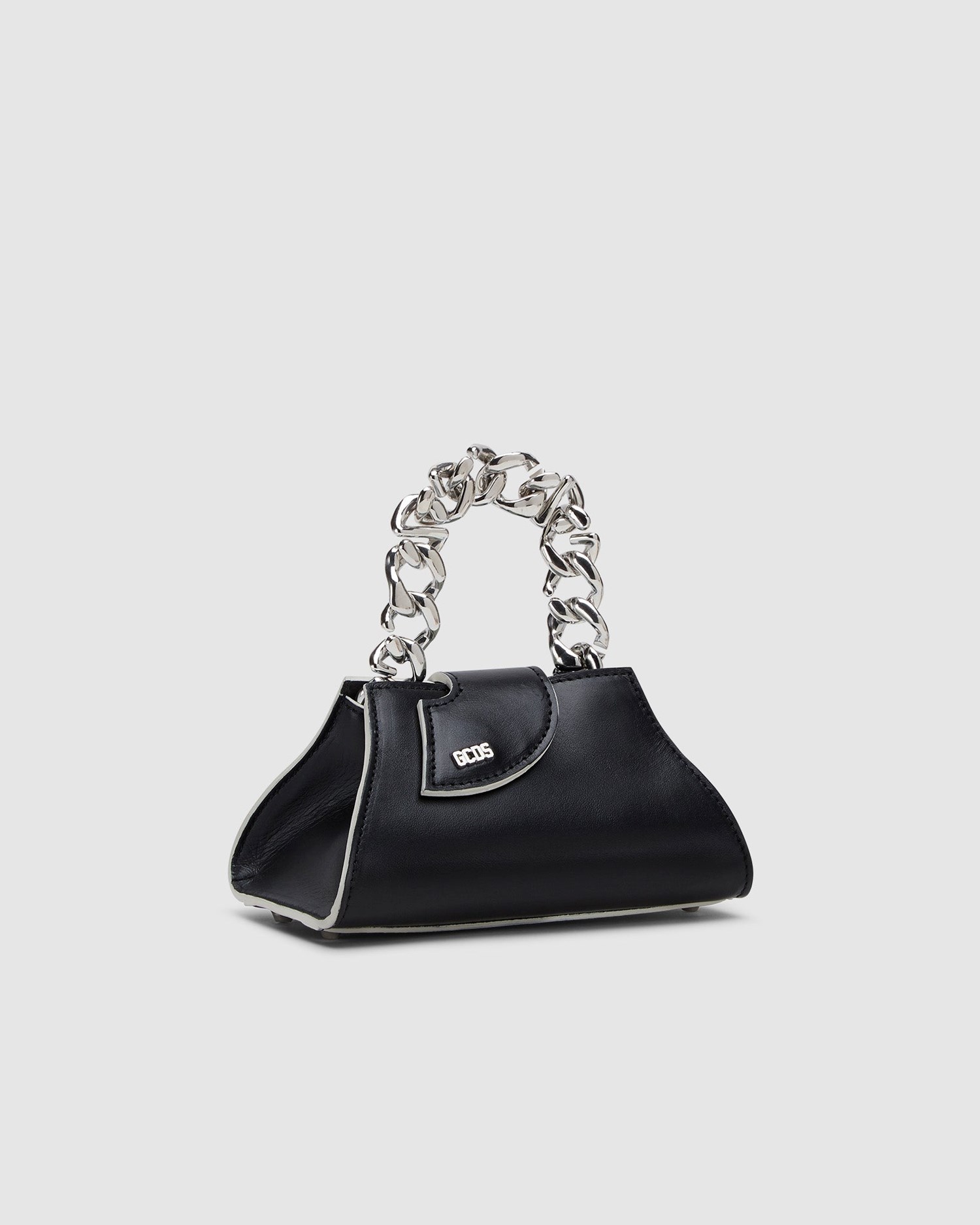 Sacs GCDS Comma Baby Bag Femme Noir | 723164-CTK