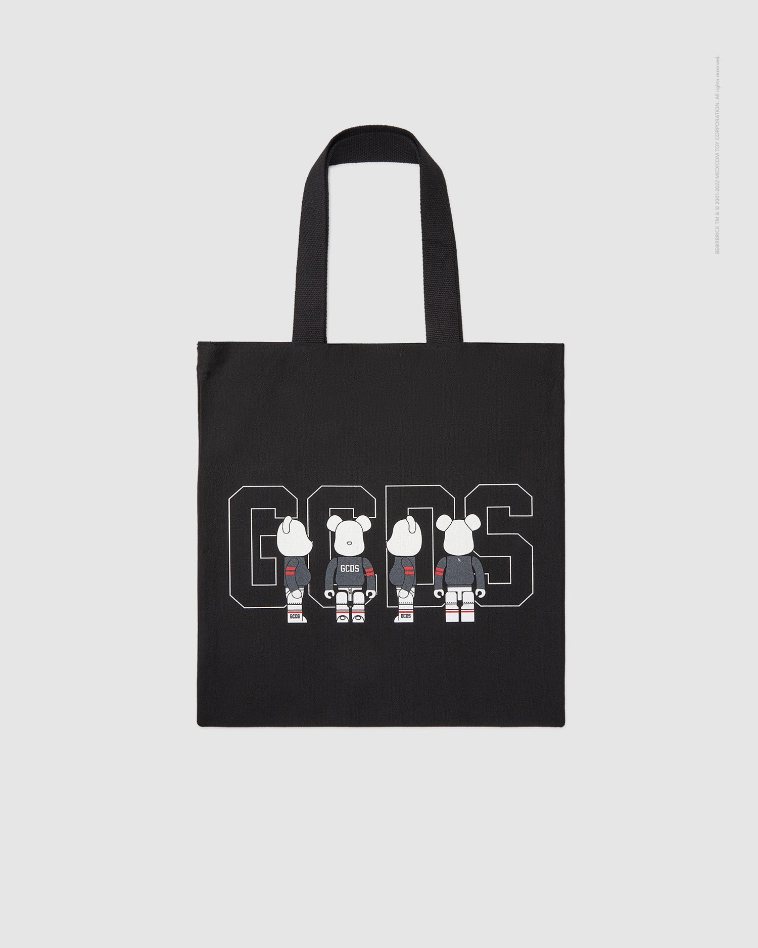 Sacs GCDS X Bearbrick Tote Bag Homme Noir | 568734-SCN
