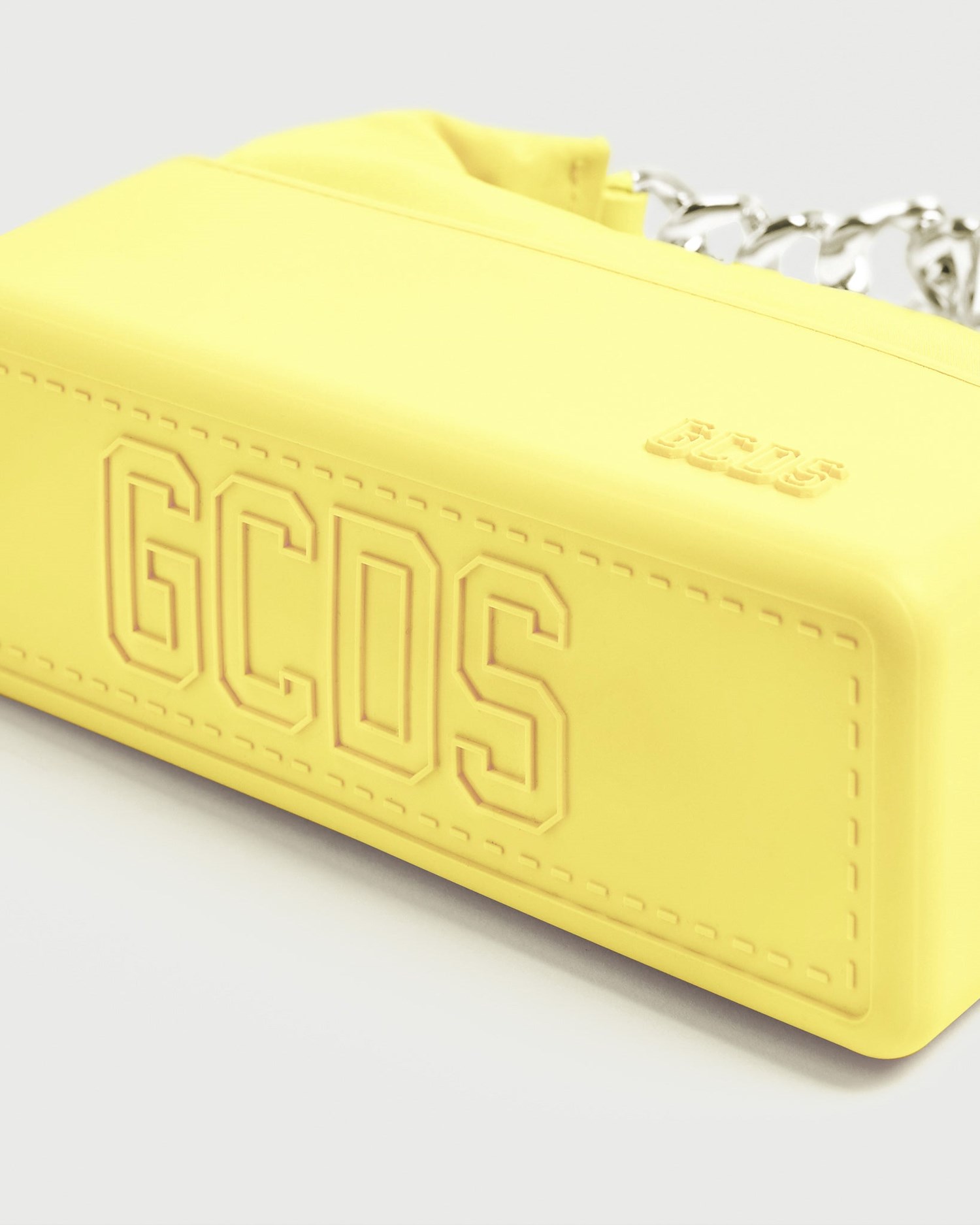 Sacs GCDS Nylon Matilda Bag Femme Jaune | 365948-WIJ
