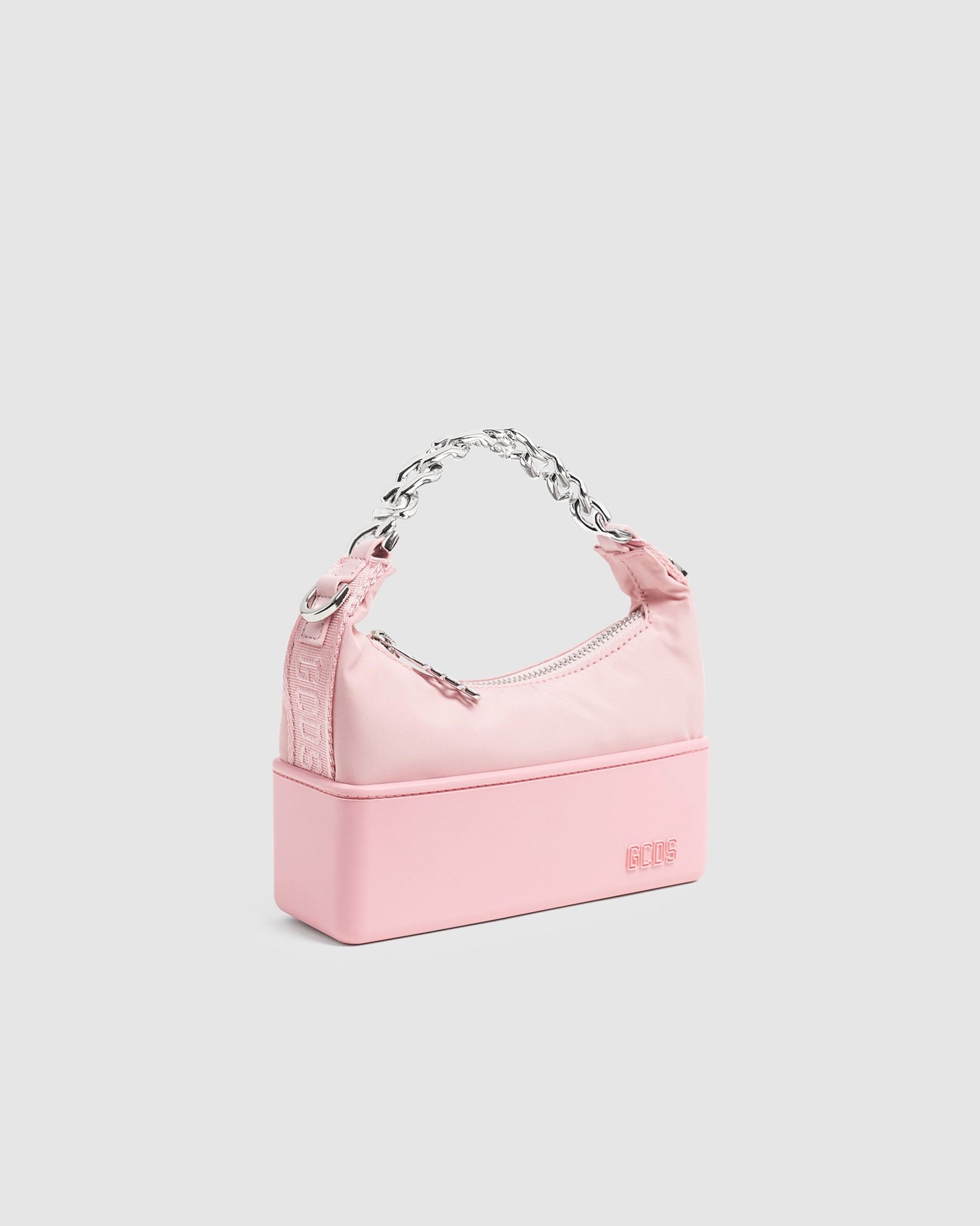 Sacs GCDS Nylon Matilda Bag Femme Rose | 201963-DPE
