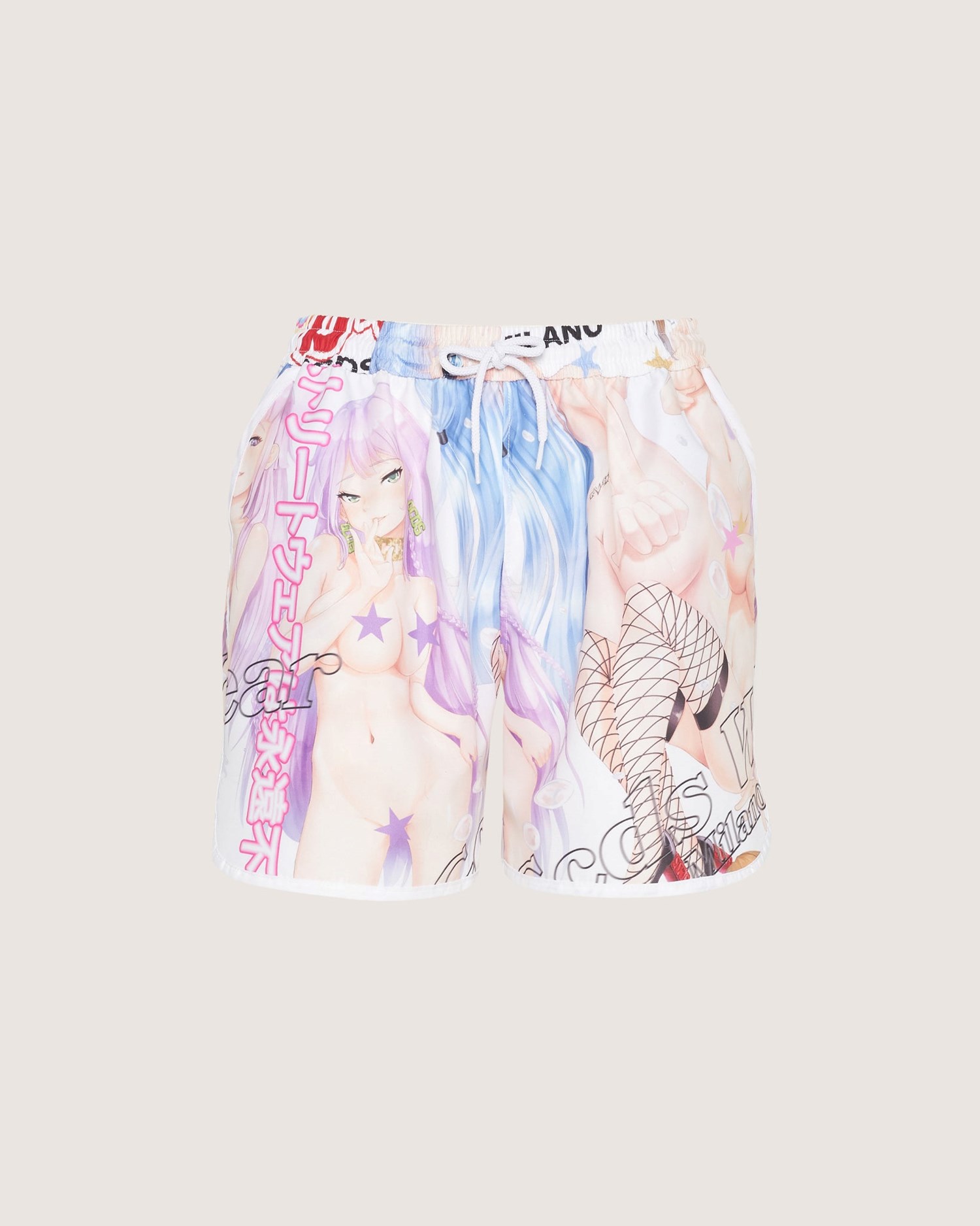 Shorts GCDS Hentai Swimshort Homme Multicolore | 347285-NYD