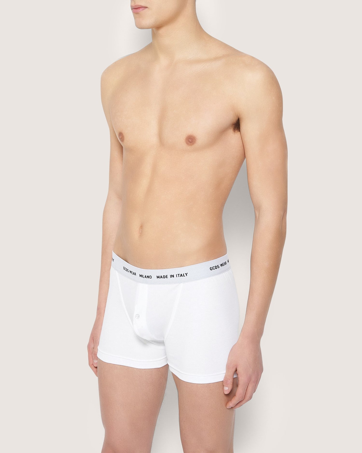 Sous Vêtement GCDS Basic Gcds Wear Boxer Homme Blanche | 315297-AXY