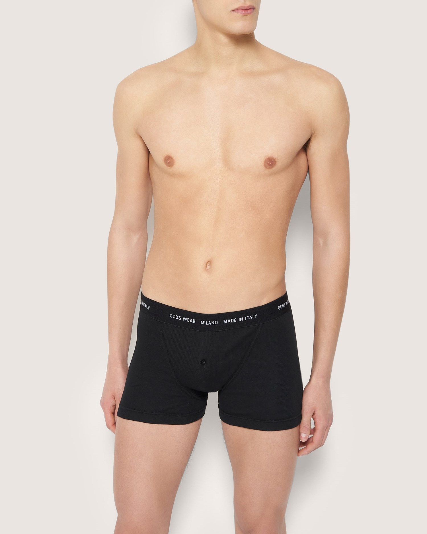 Sous Vêtement GCDS Basic Gcds Wear Boxer Homme Noir | 416938-OIT