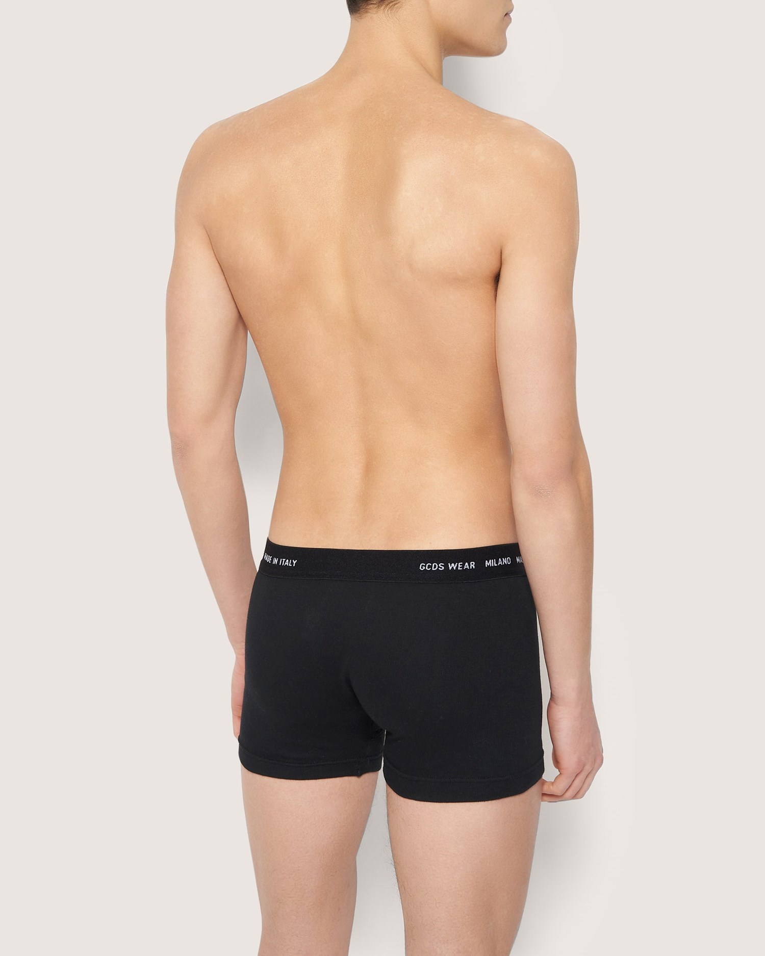 Sous Vêtement GCDS Basic Gcds Wear Boxer Homme Noir | 416938-OIT
