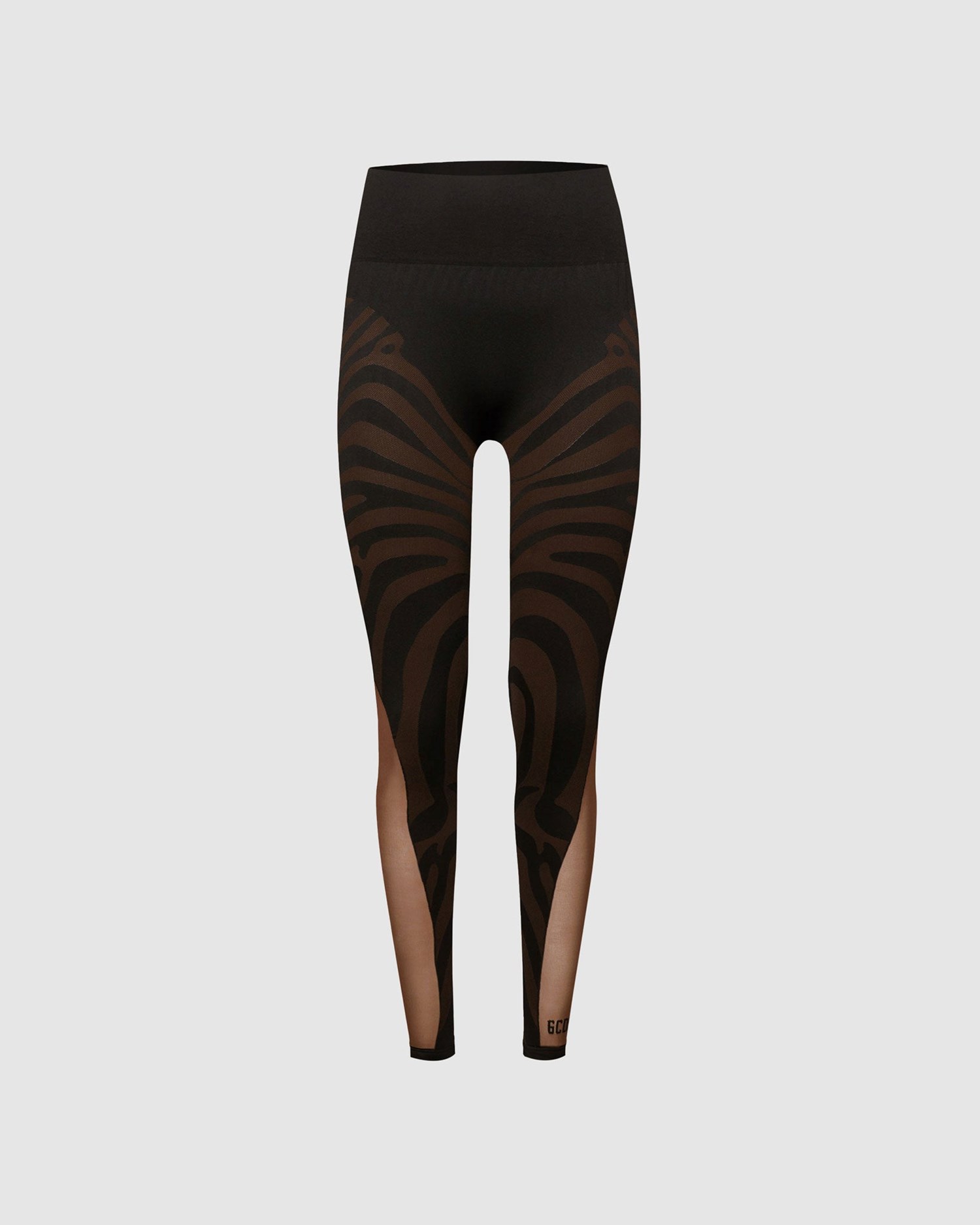 Sous Vêtement GCDS Wolford Animalier Leggings Femme Noir | 084725-YWX