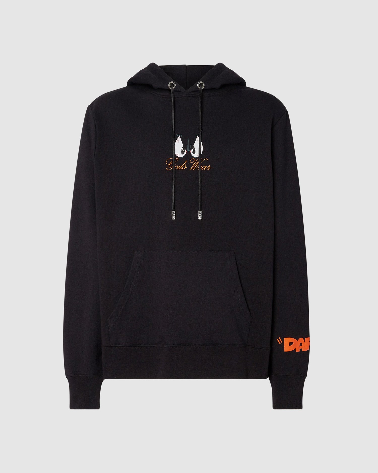 Sweat À Capuche GCDS Daffy Duck Regular Hoodie Homme Noir | 593640-EYR