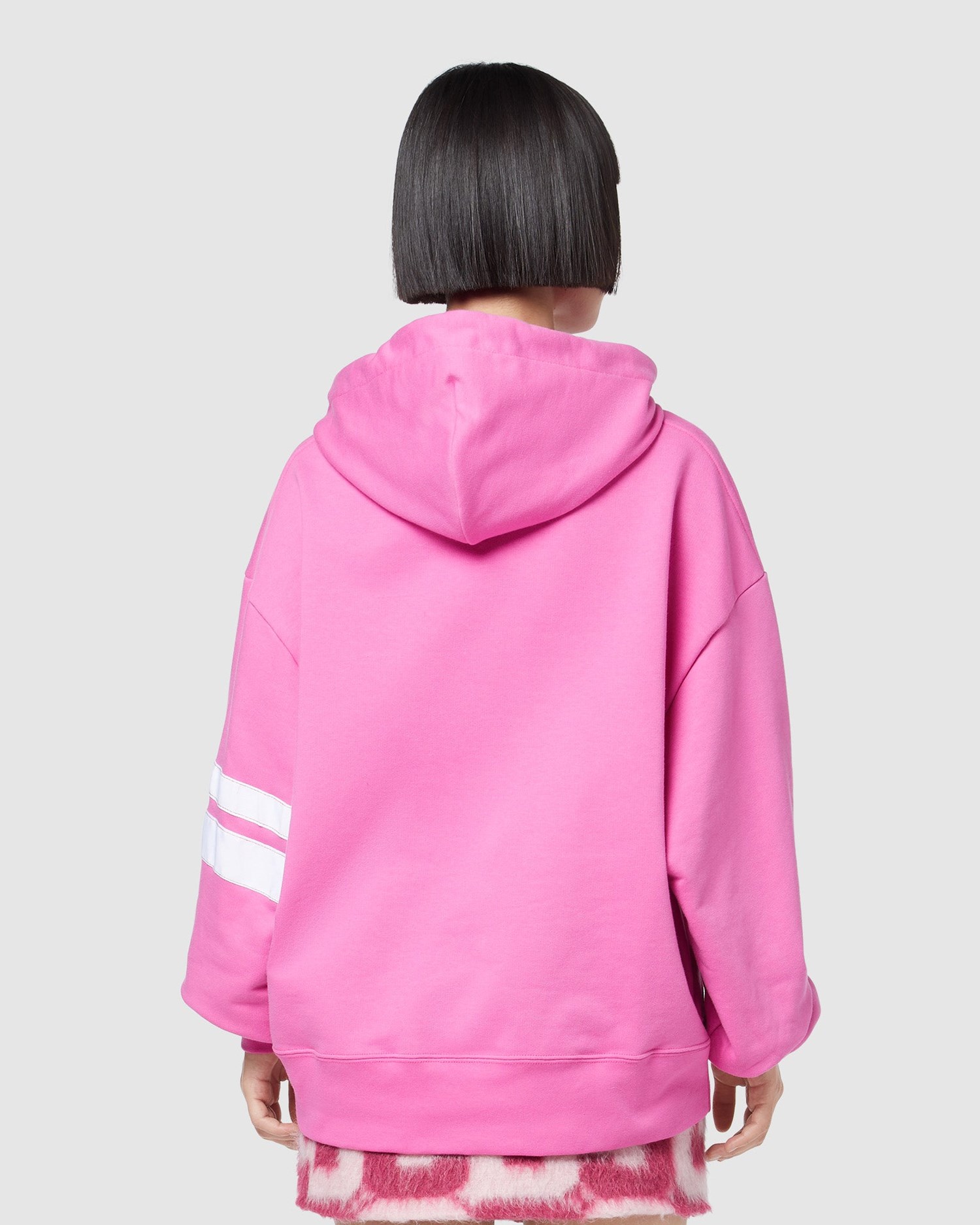 Sweat À Capuche GCDS Hello Kitty Oversized Hoodie Femme Fushia | 703269-MGS